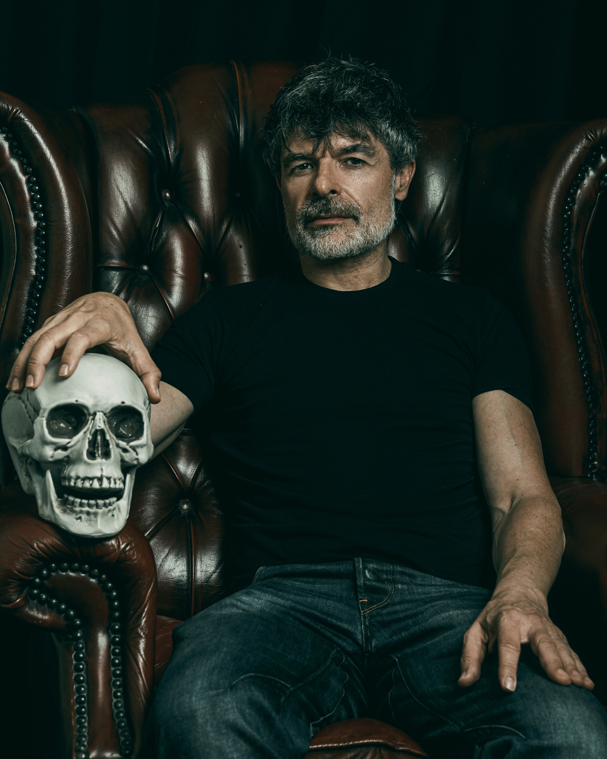 Nacho Guerreros. Studio photo session for a Spanish actor