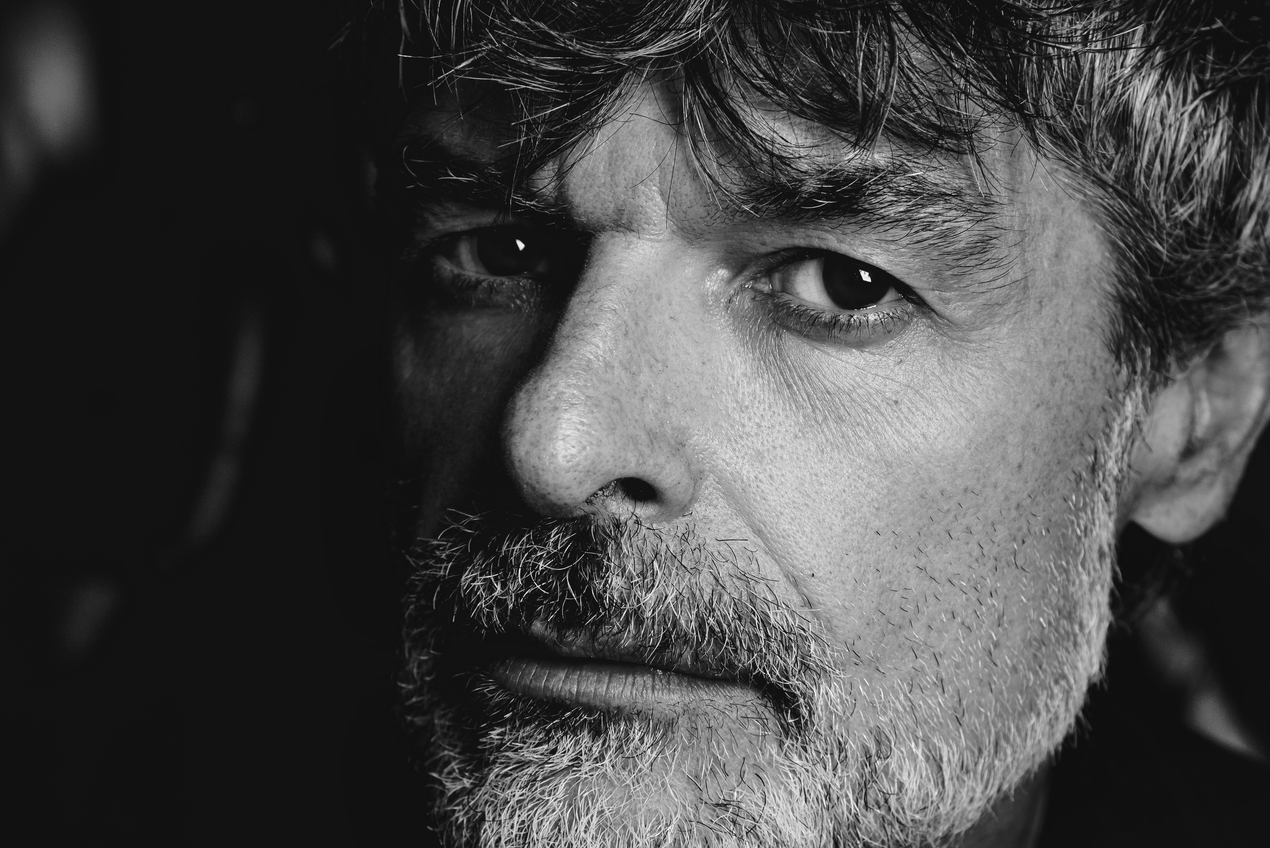 Nacho Guerreros. Studio photo session for a Spanish actor