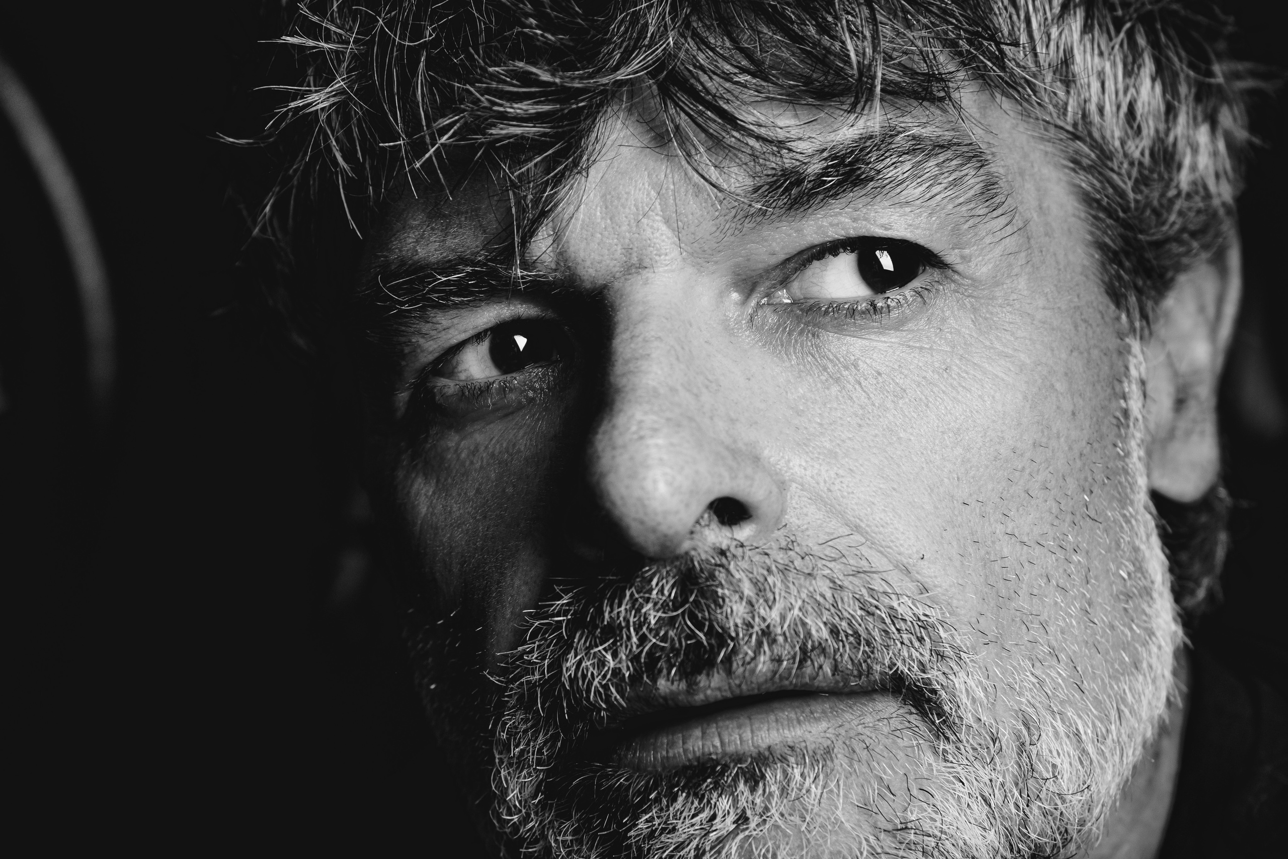 Nacho Guerreros. Studio photo session for a Spanish actor