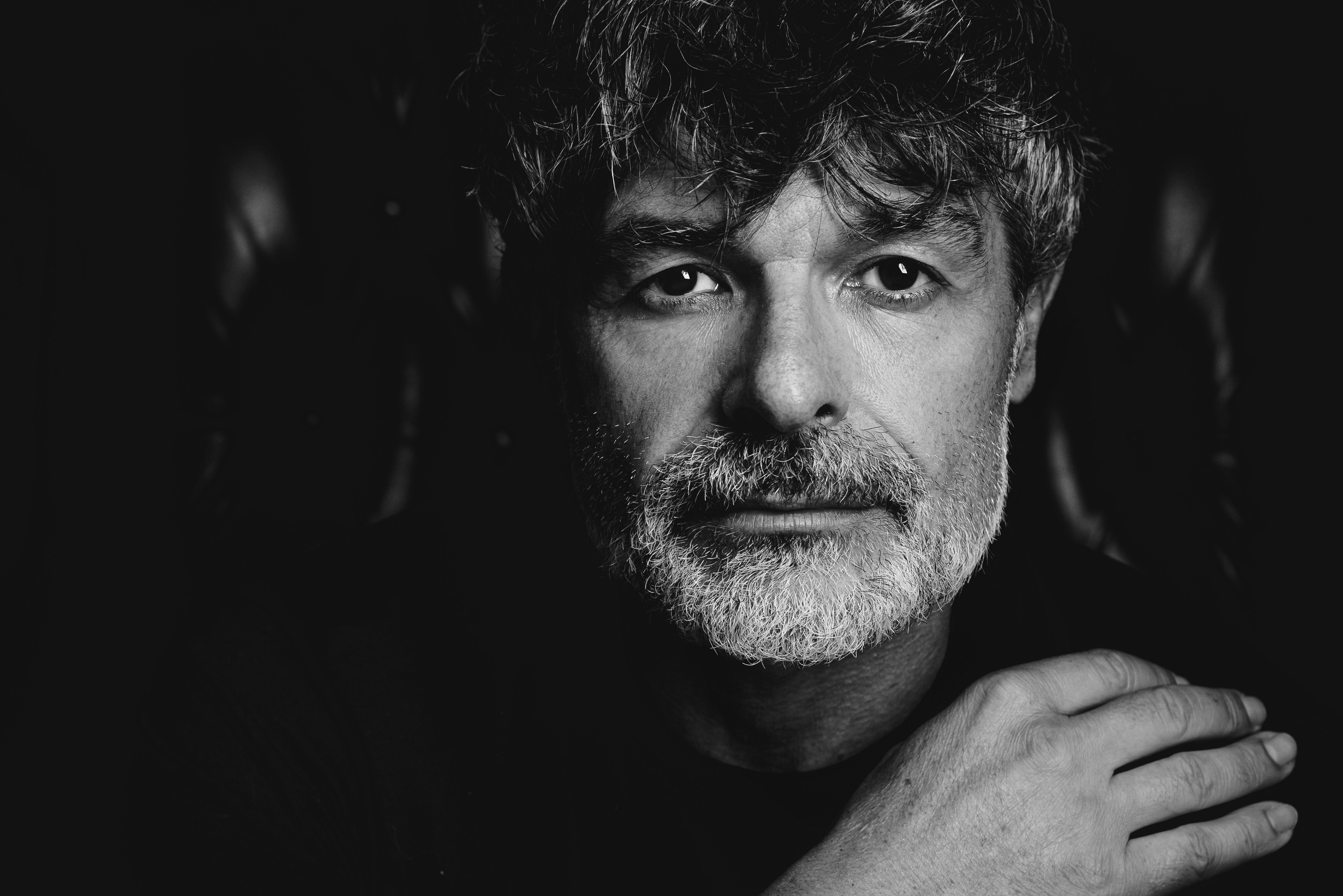 Nacho Guerreros. Studio photo session for a Spanish actor