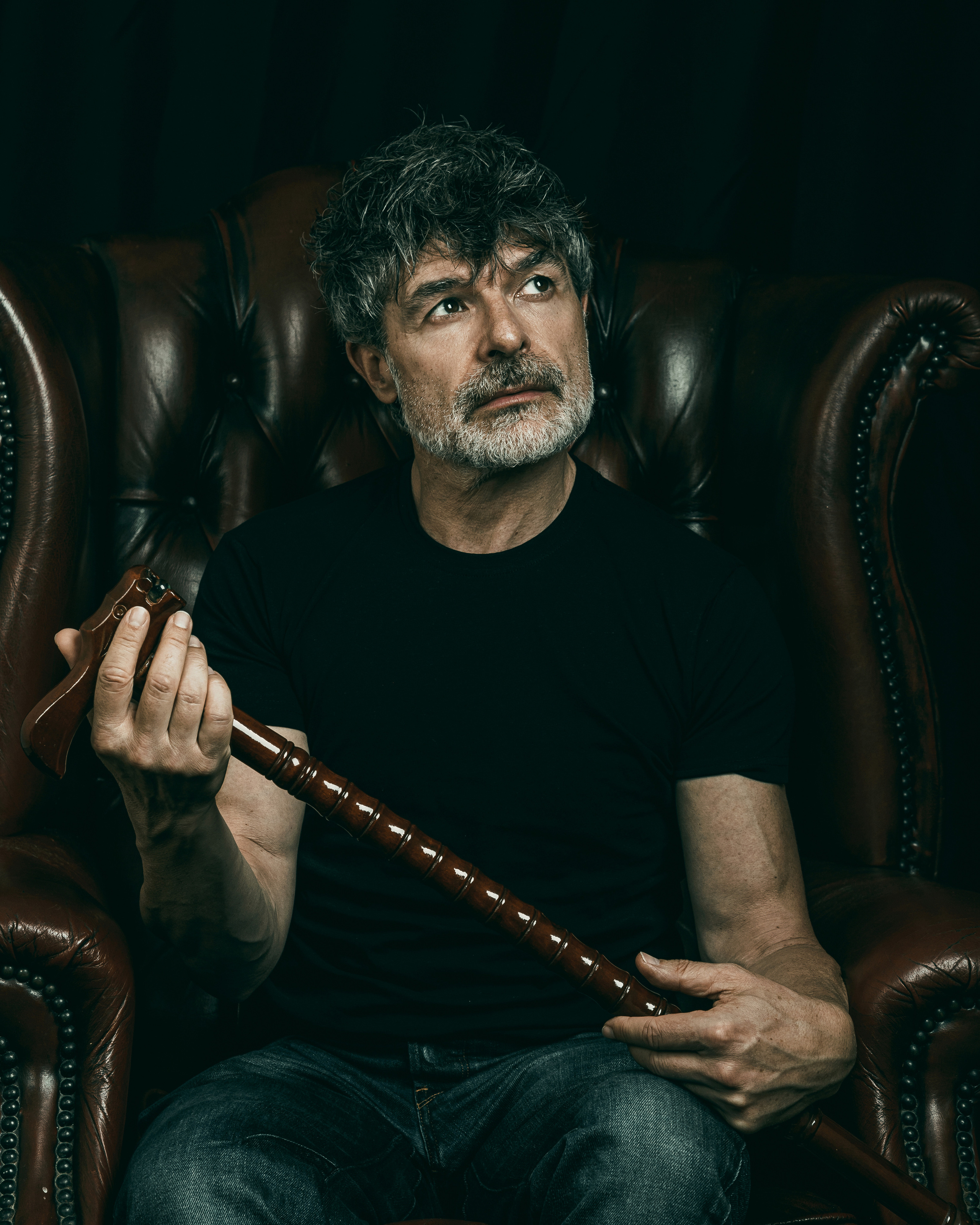 Nacho Guerreros. Studio photo session for a Spanish actor