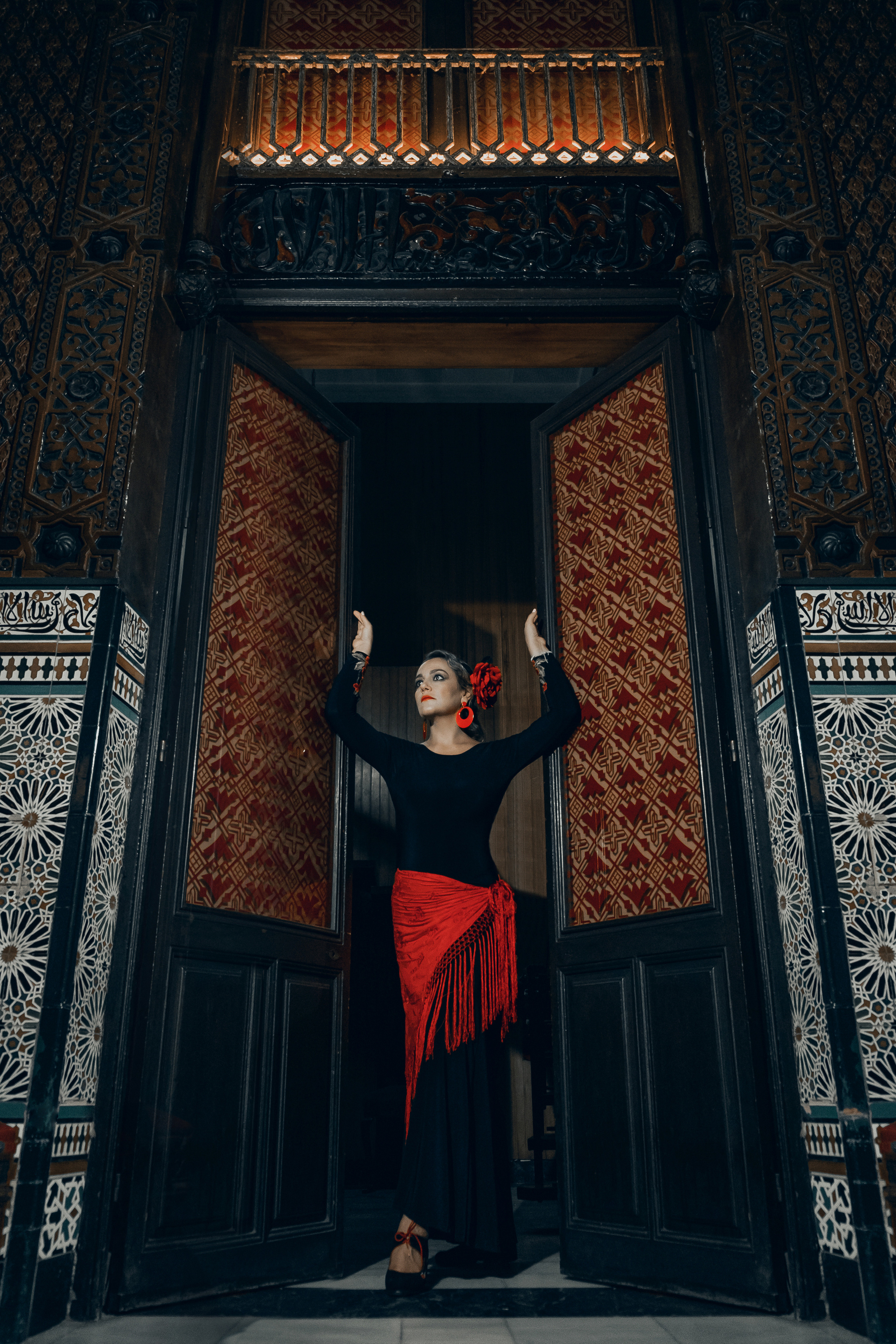 Photoshoot for a flamenco dancer in Spain