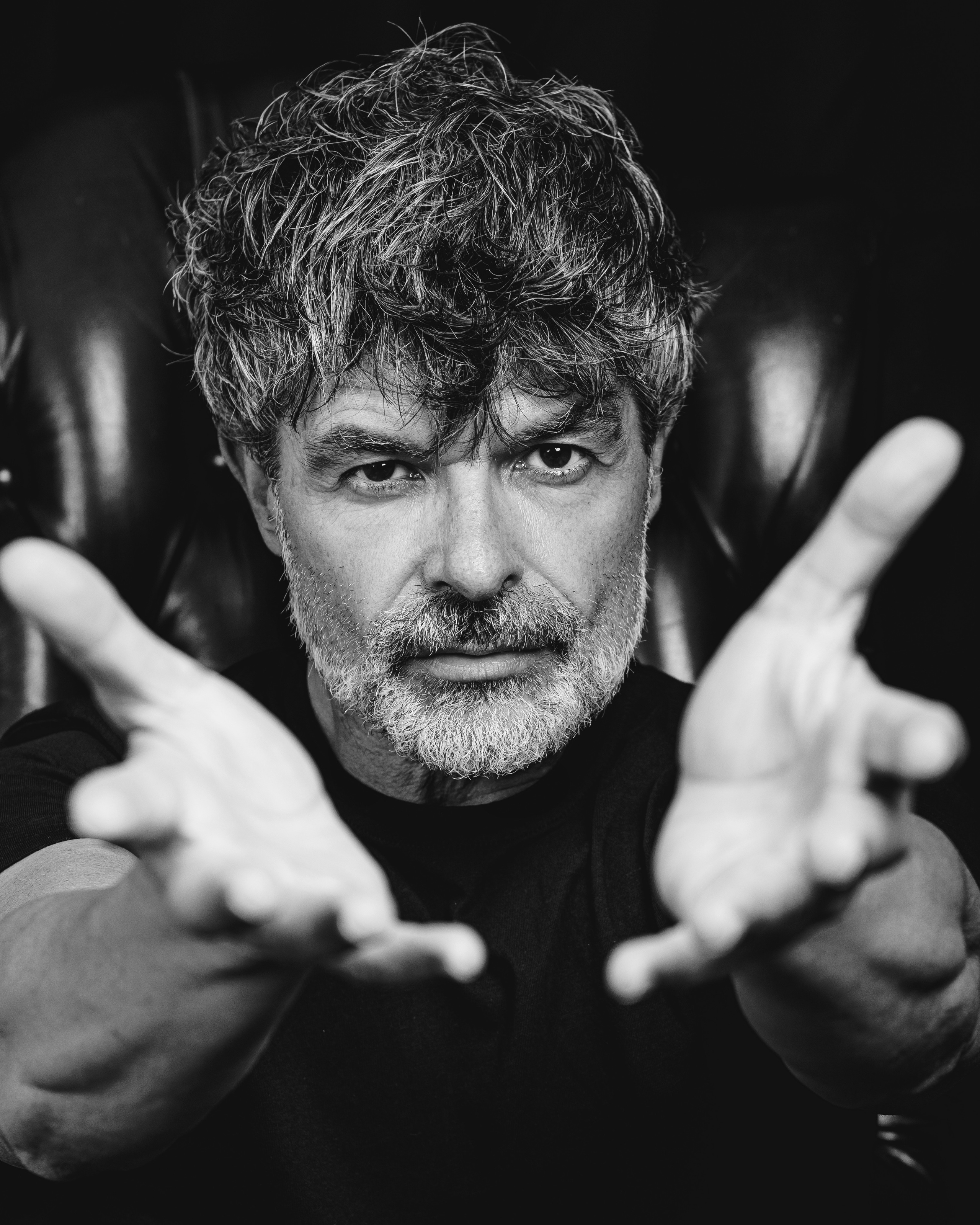 Nacho Guerreros. Studio photo session for a Spanish actor