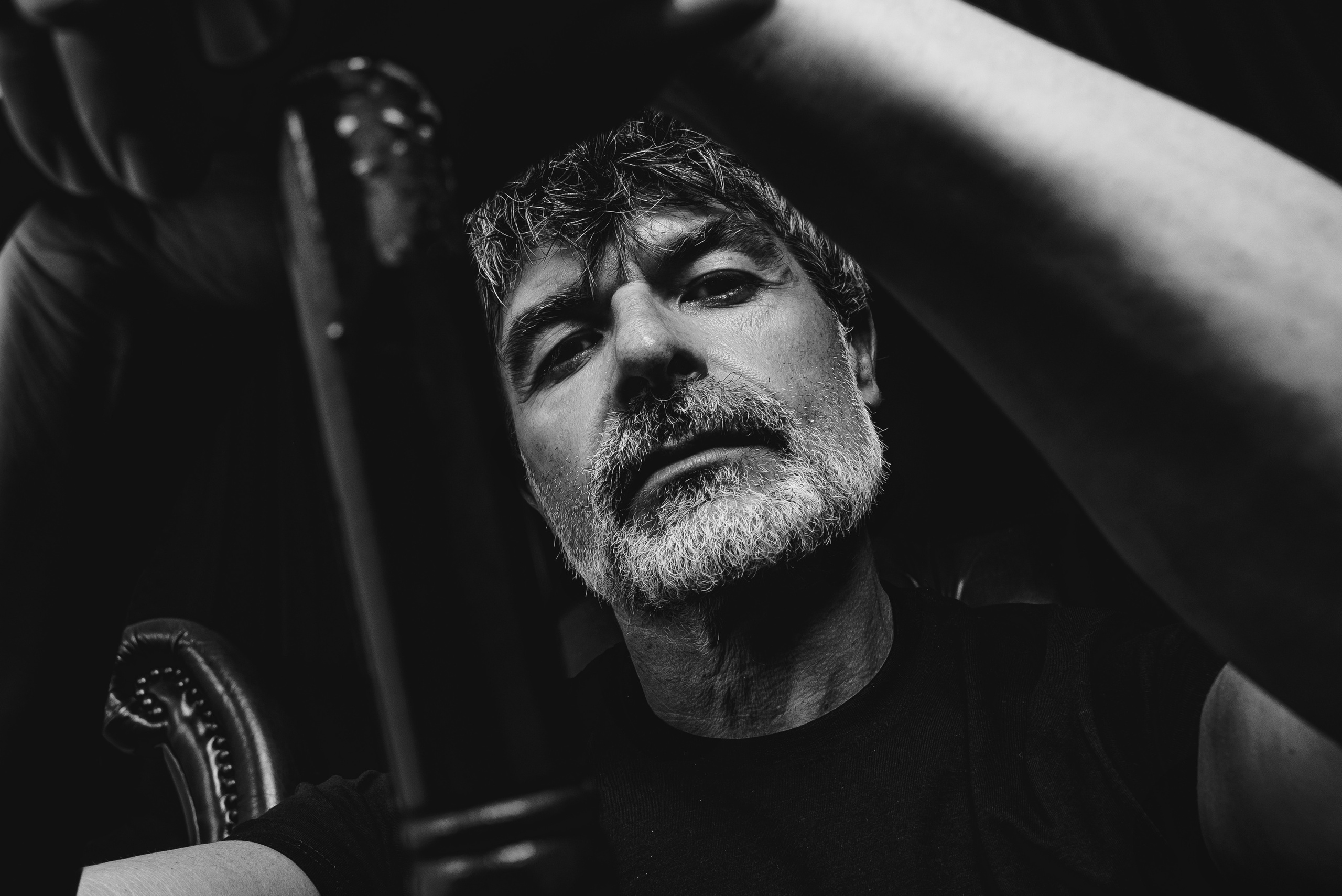 Nacho Guerreros. Studio photo session for a Spanish actor