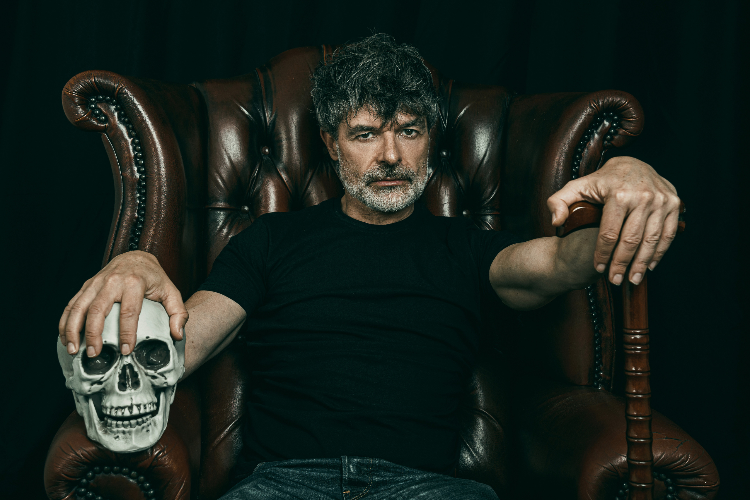 Nacho Guerreros. Studio photo session for a Spanish actor