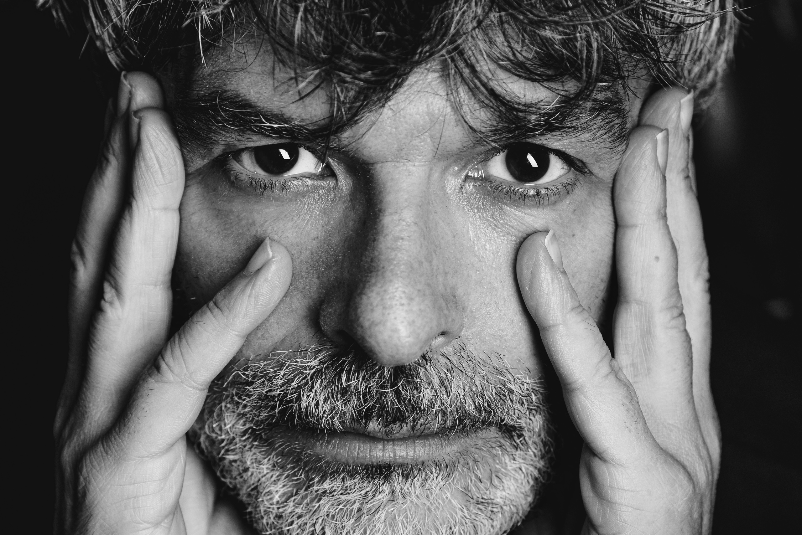 Nacho Guerreros. Studio photo session for a Spanish actor