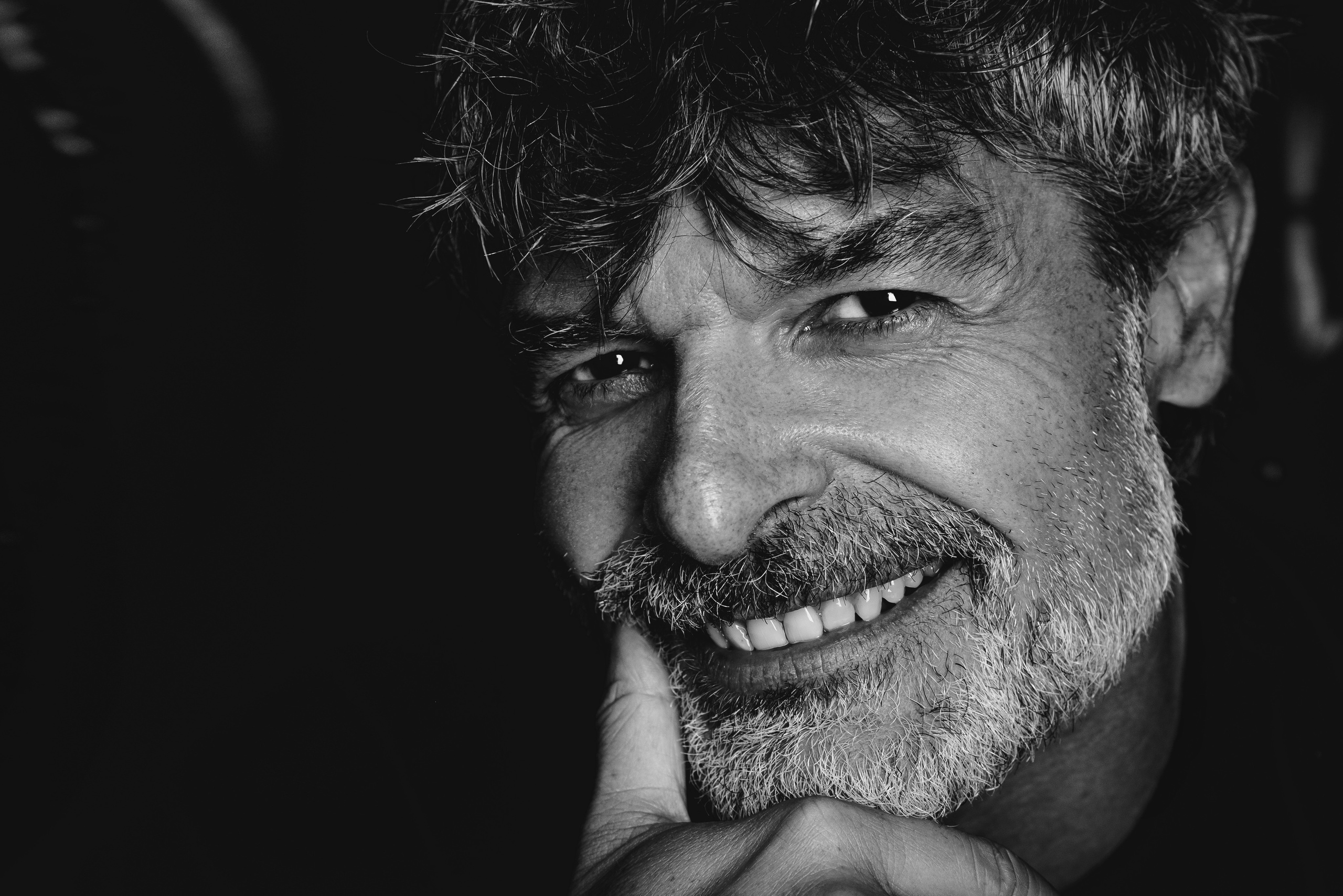 Nacho Guerreros. Studio photo session for a Spanish actor