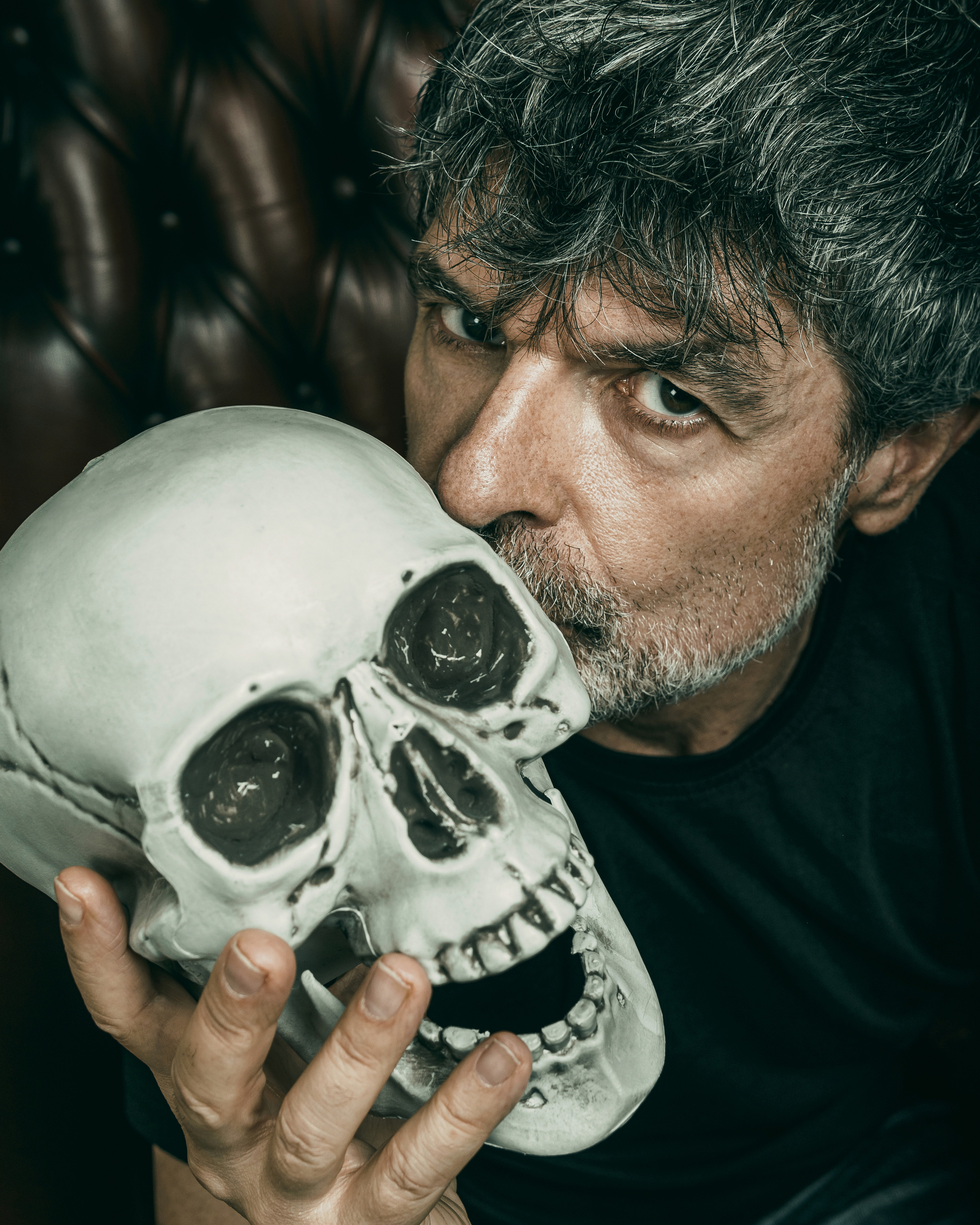 Nacho Guerreros. Studio photo session for a Spanish actor