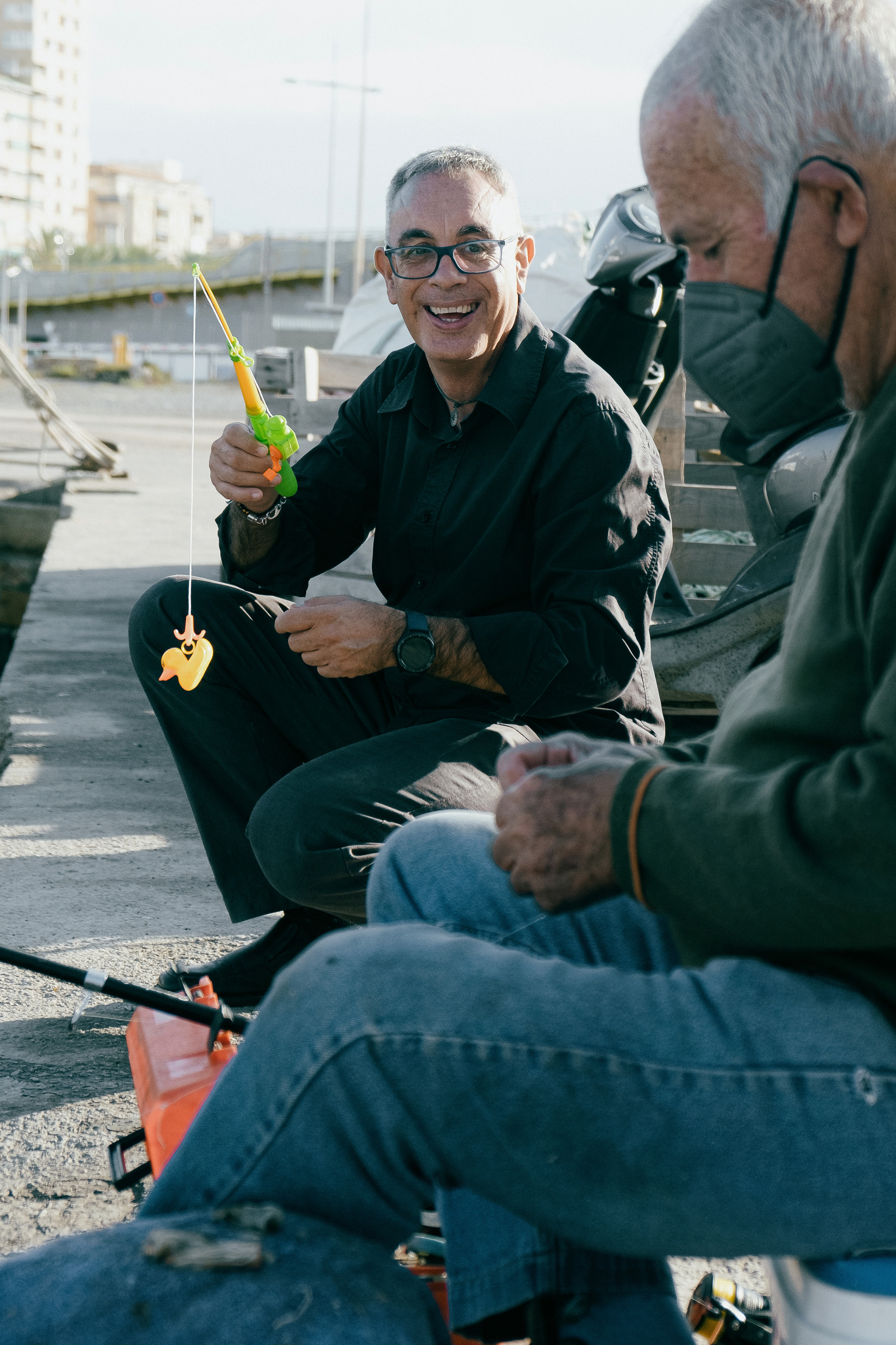 Dani Mares. A fun photo session with ducks for an artist