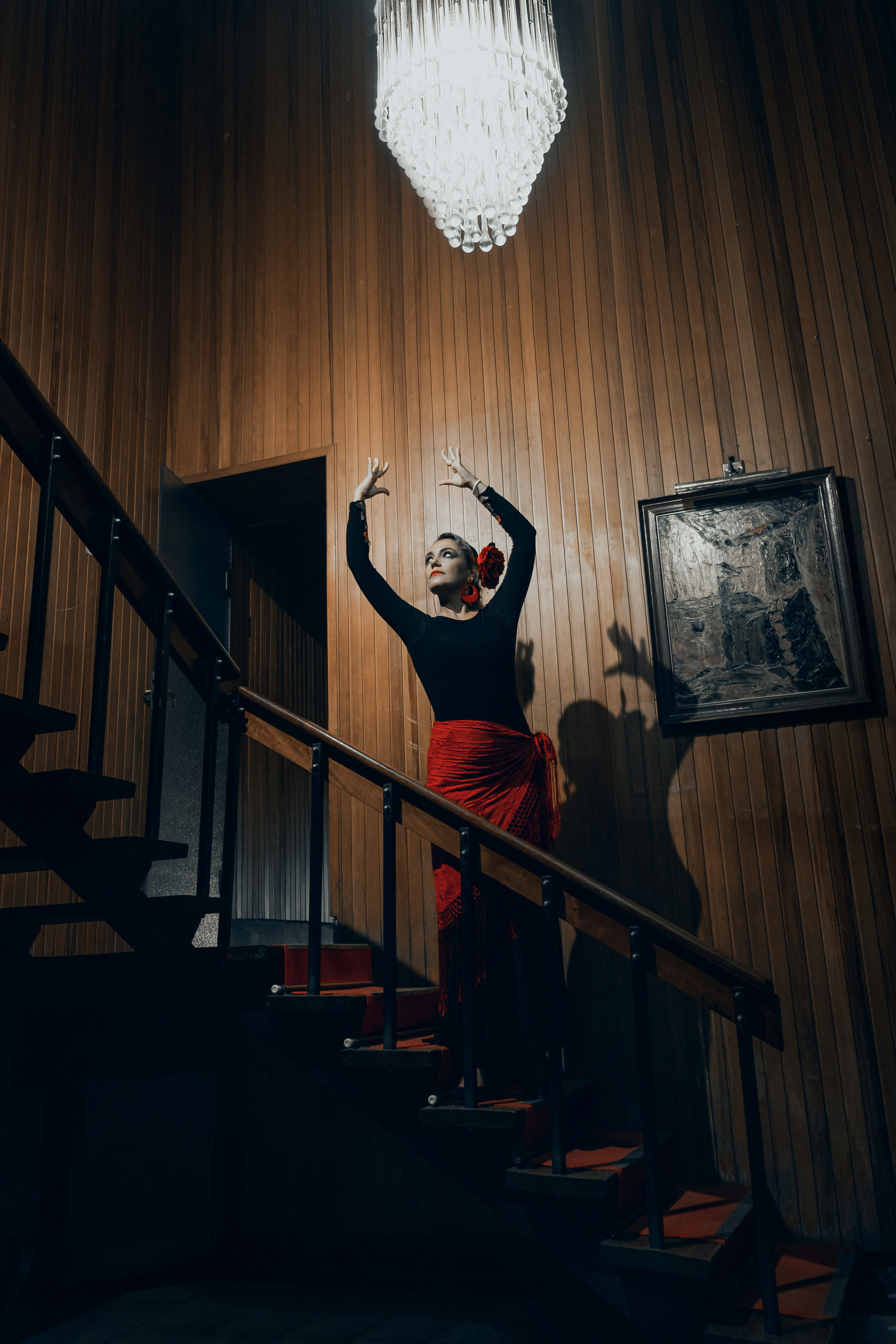 Photoshoot for a flamenco dancer in Spain