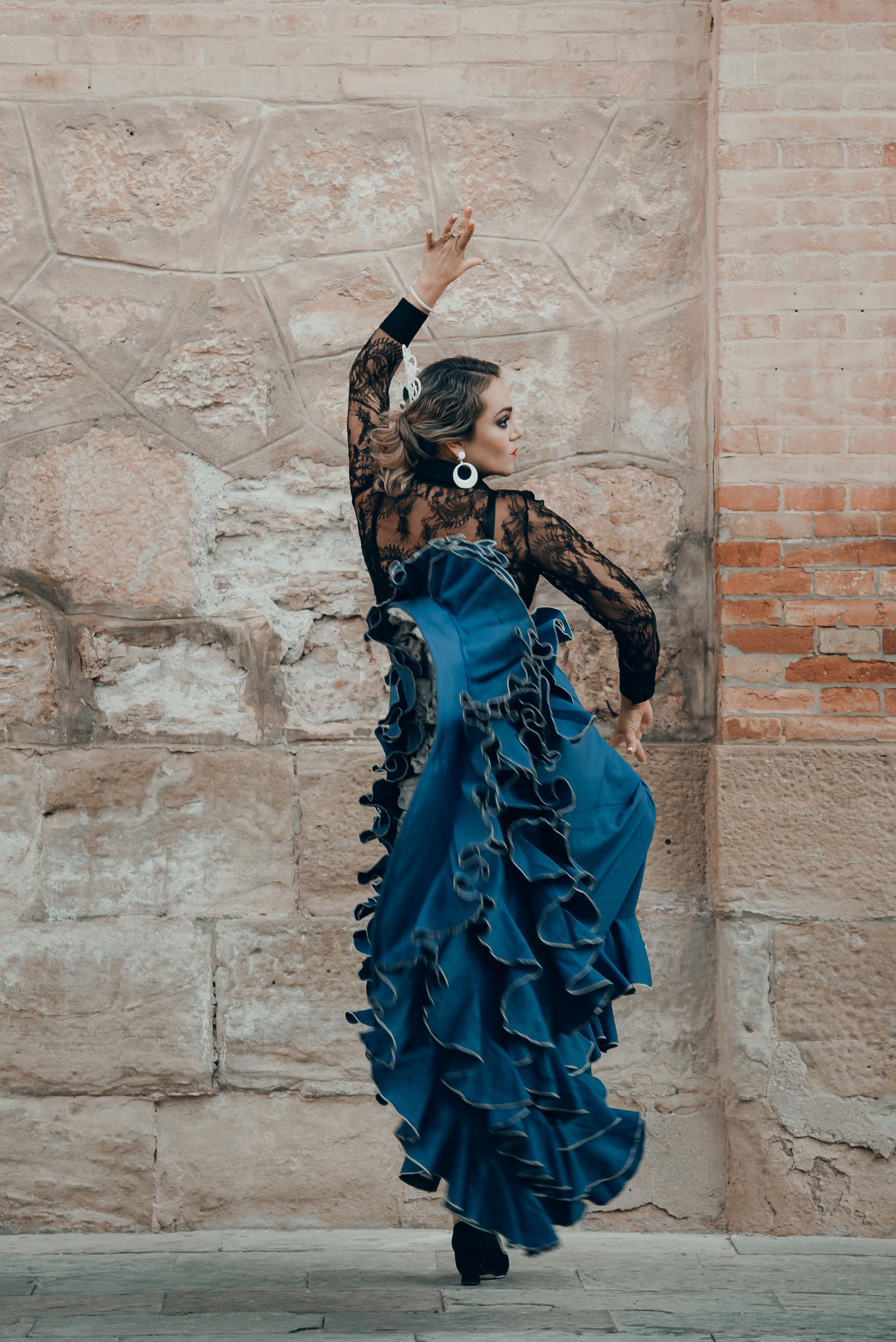 Photoshoot for a flamenco dancer in Spain
