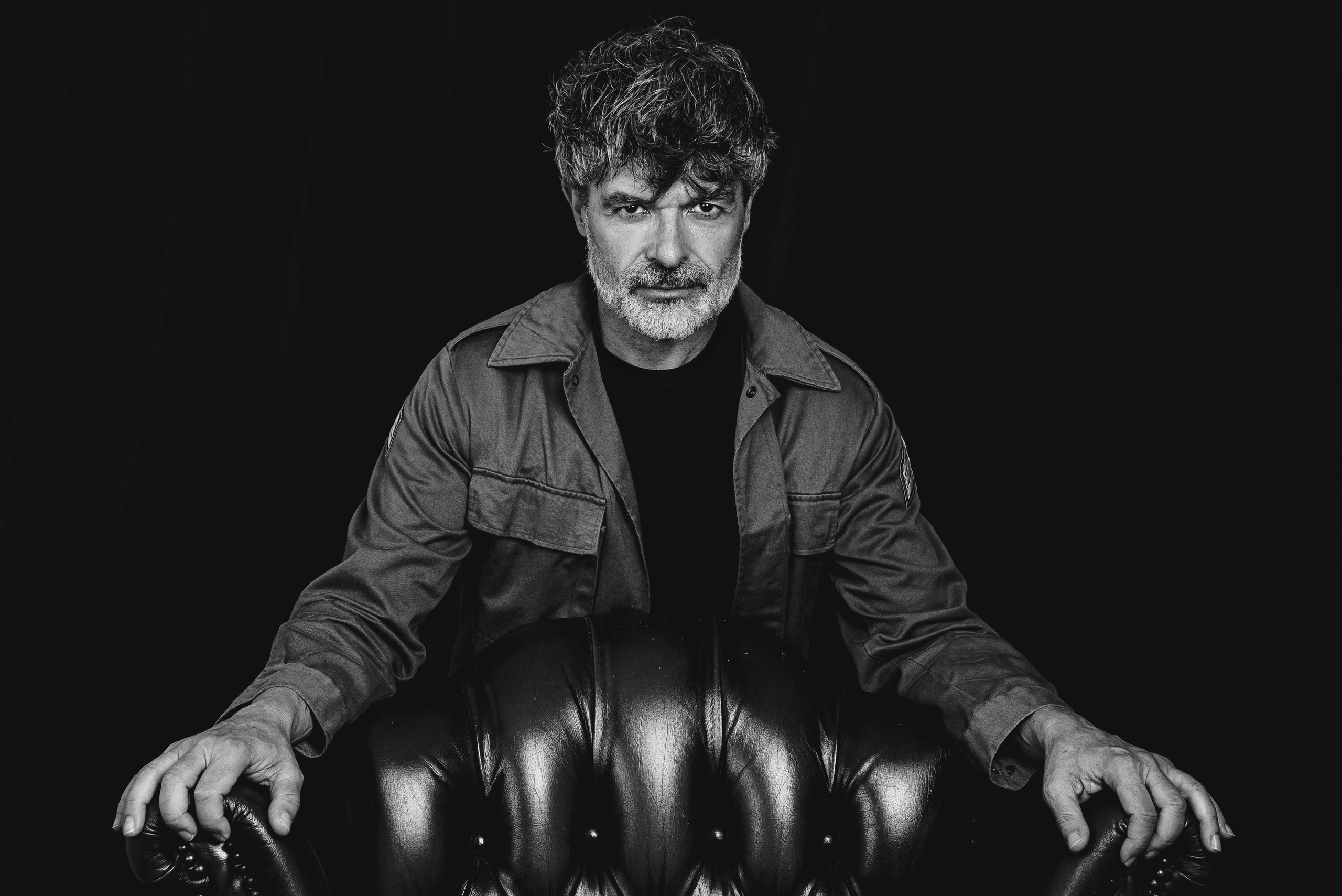 Nacho Guerreros. Studio photo session for a Spanish actor