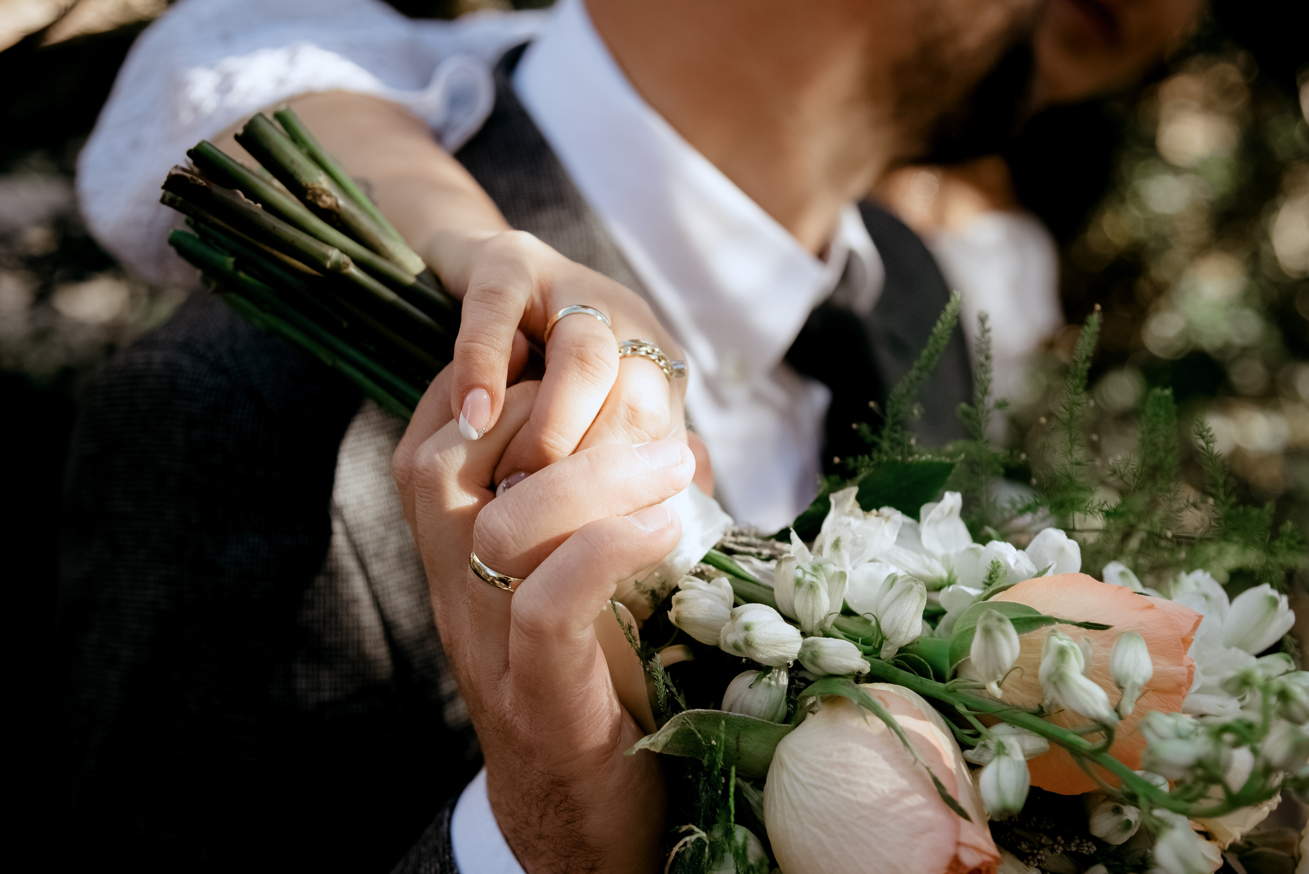 Свадебная фотосессия love story молодоженов