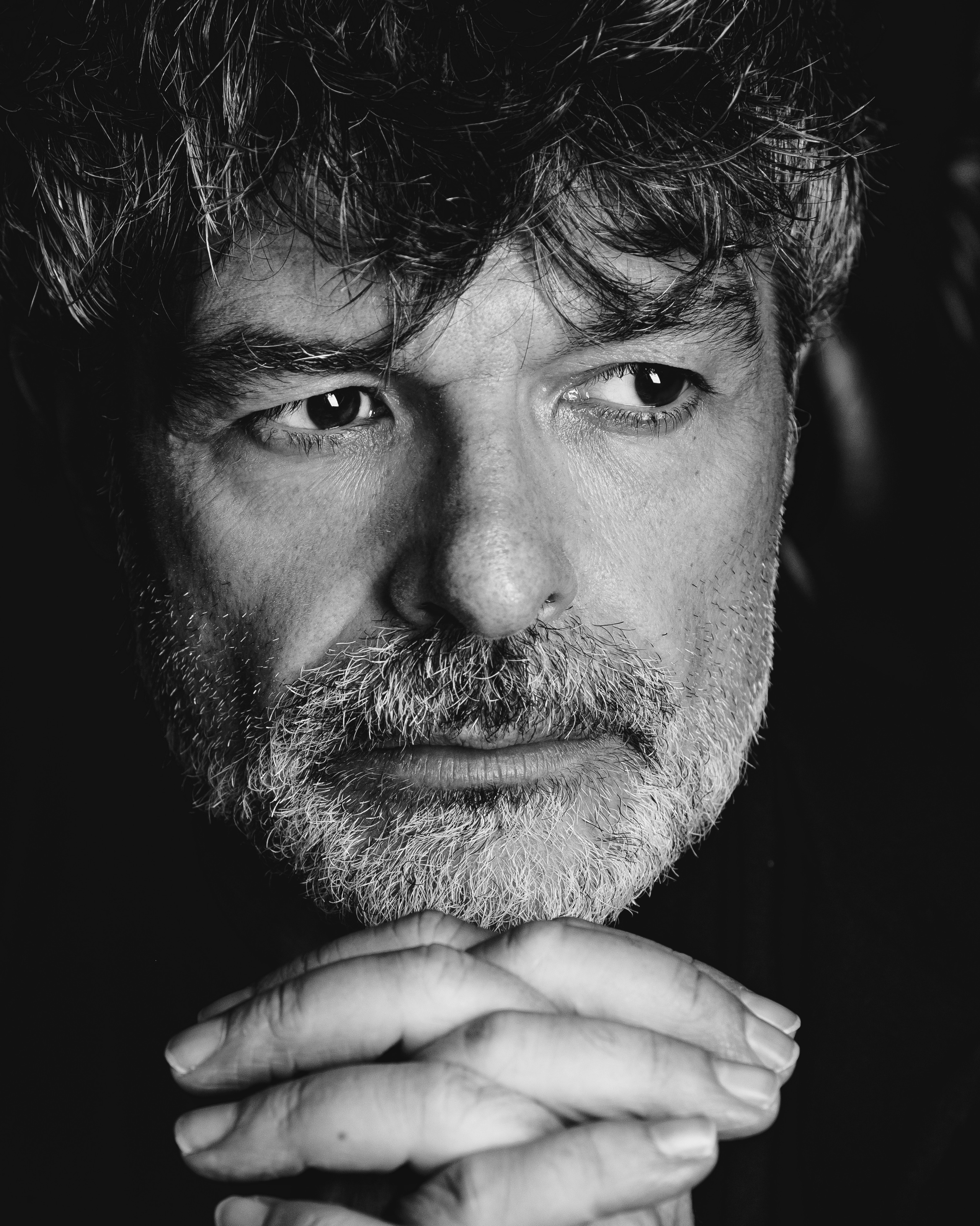 Nacho Guerreros. Studio photo session for a Spanish actor