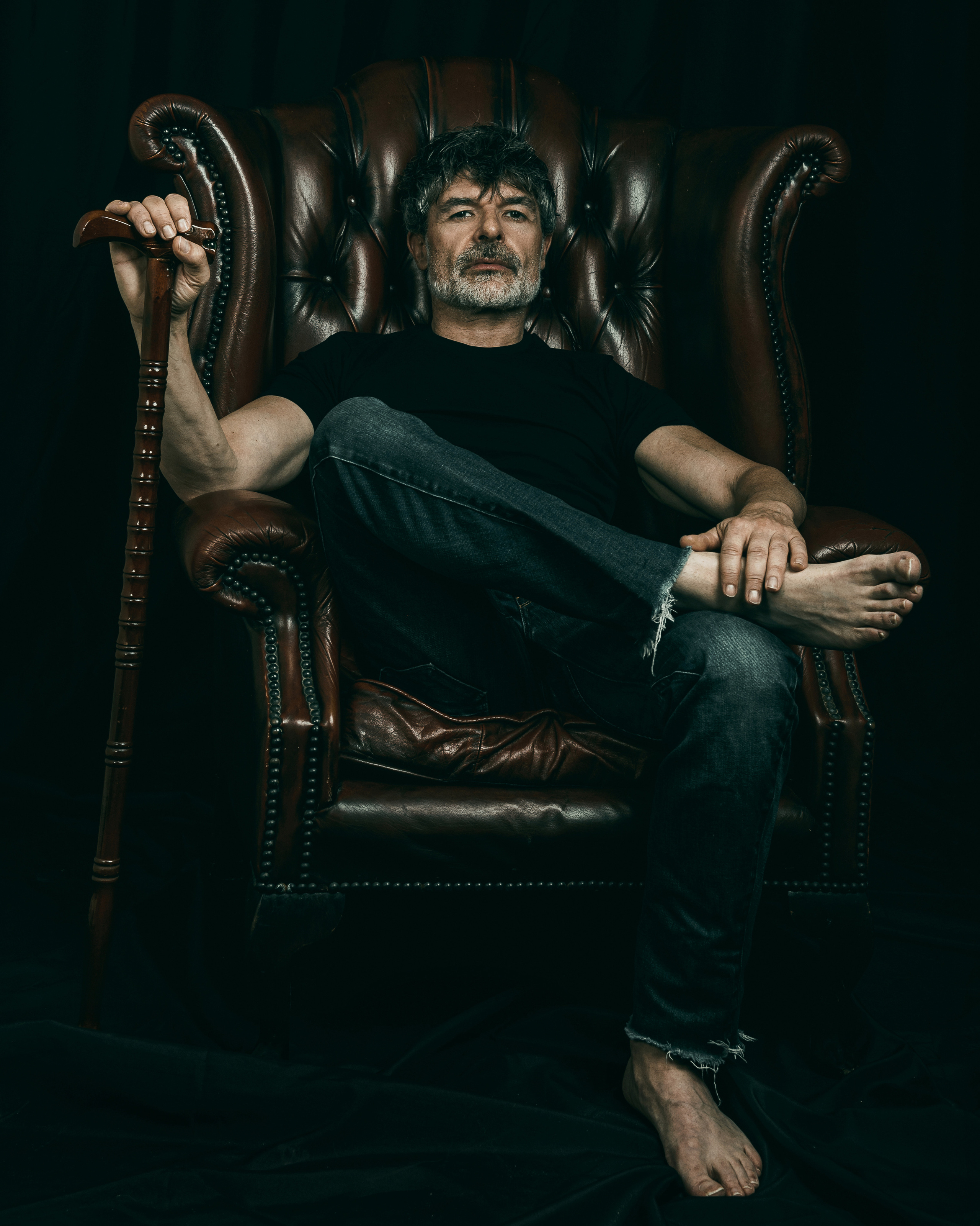 Nacho Guerreros. Studio photo session for a Spanish actor