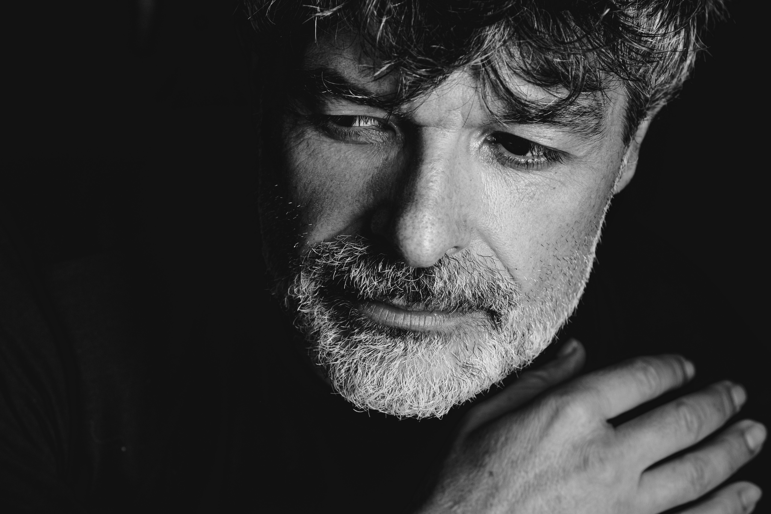 Nacho Guerreros. Studio photo session for a Spanish actor