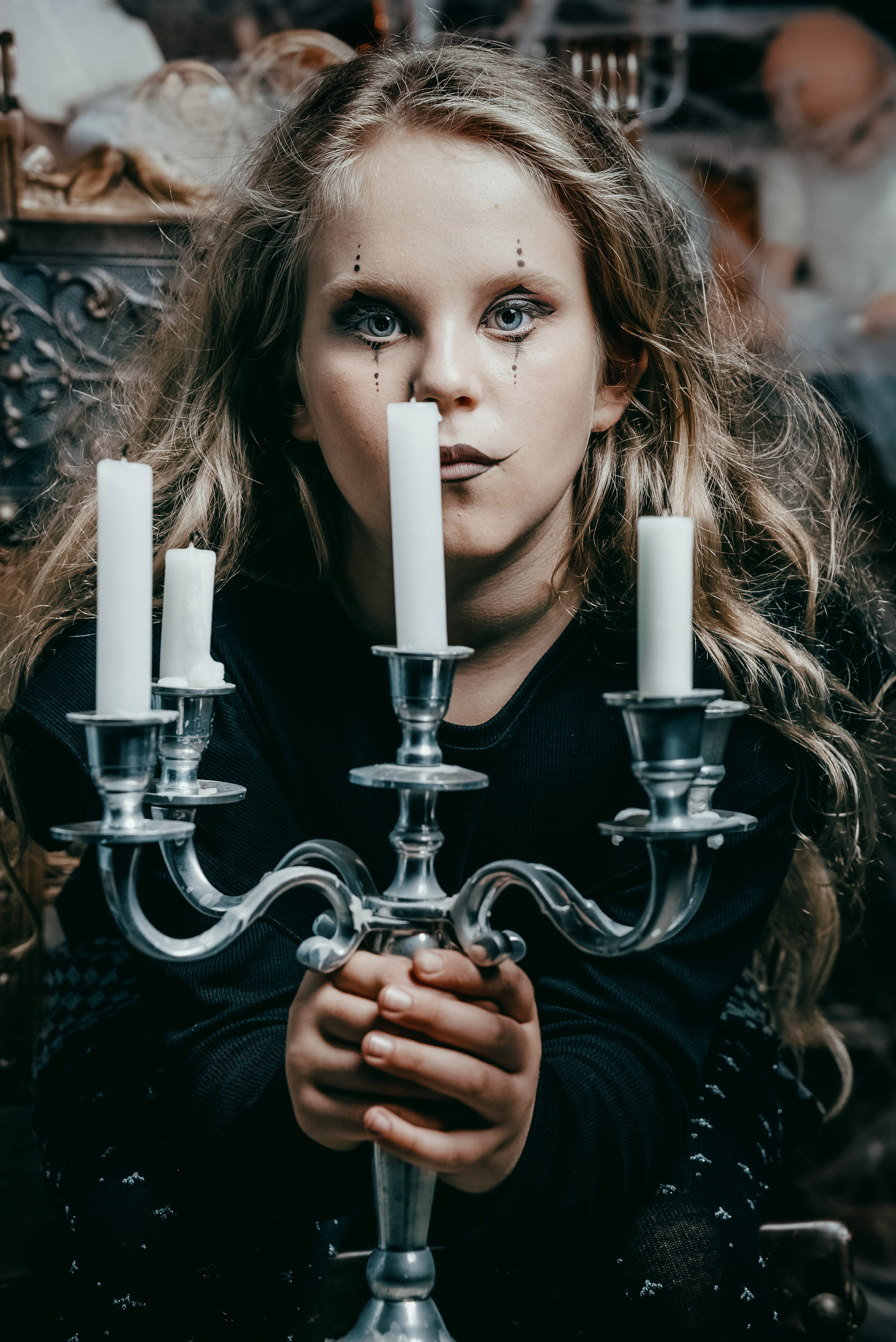 Тематическая студийная фотосессия в стиле Хэллоуин