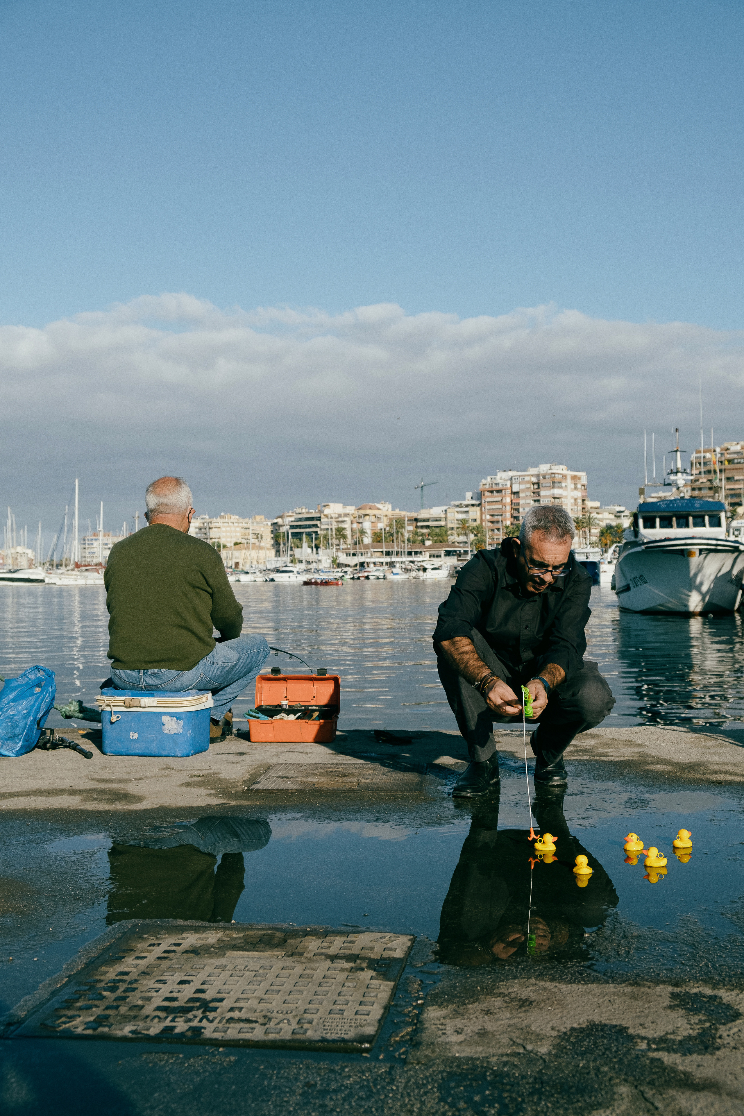 Dani Mares. A fun photo session with ducks for an artist