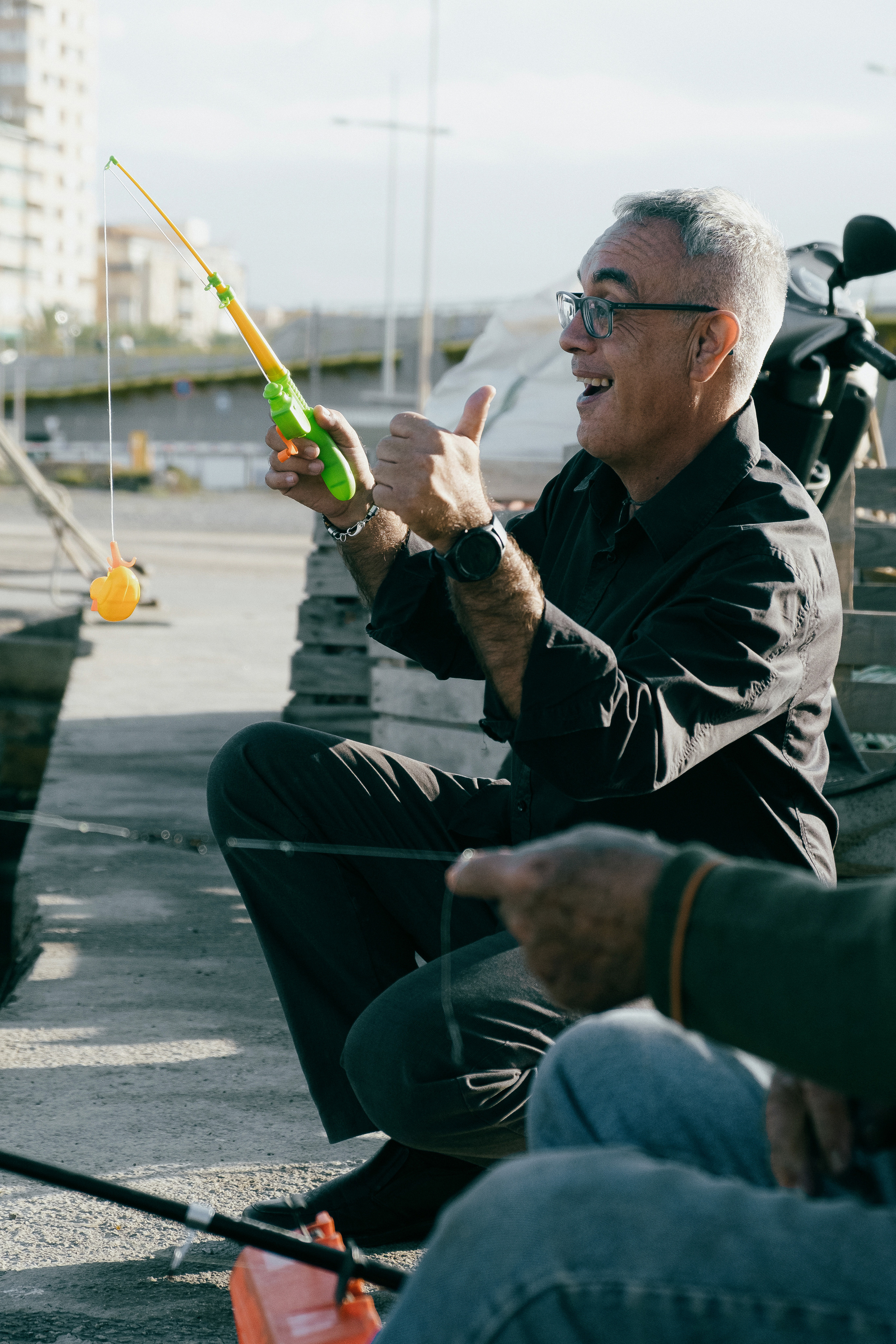 Dani Mares. A fun photo session with ducks for an artist