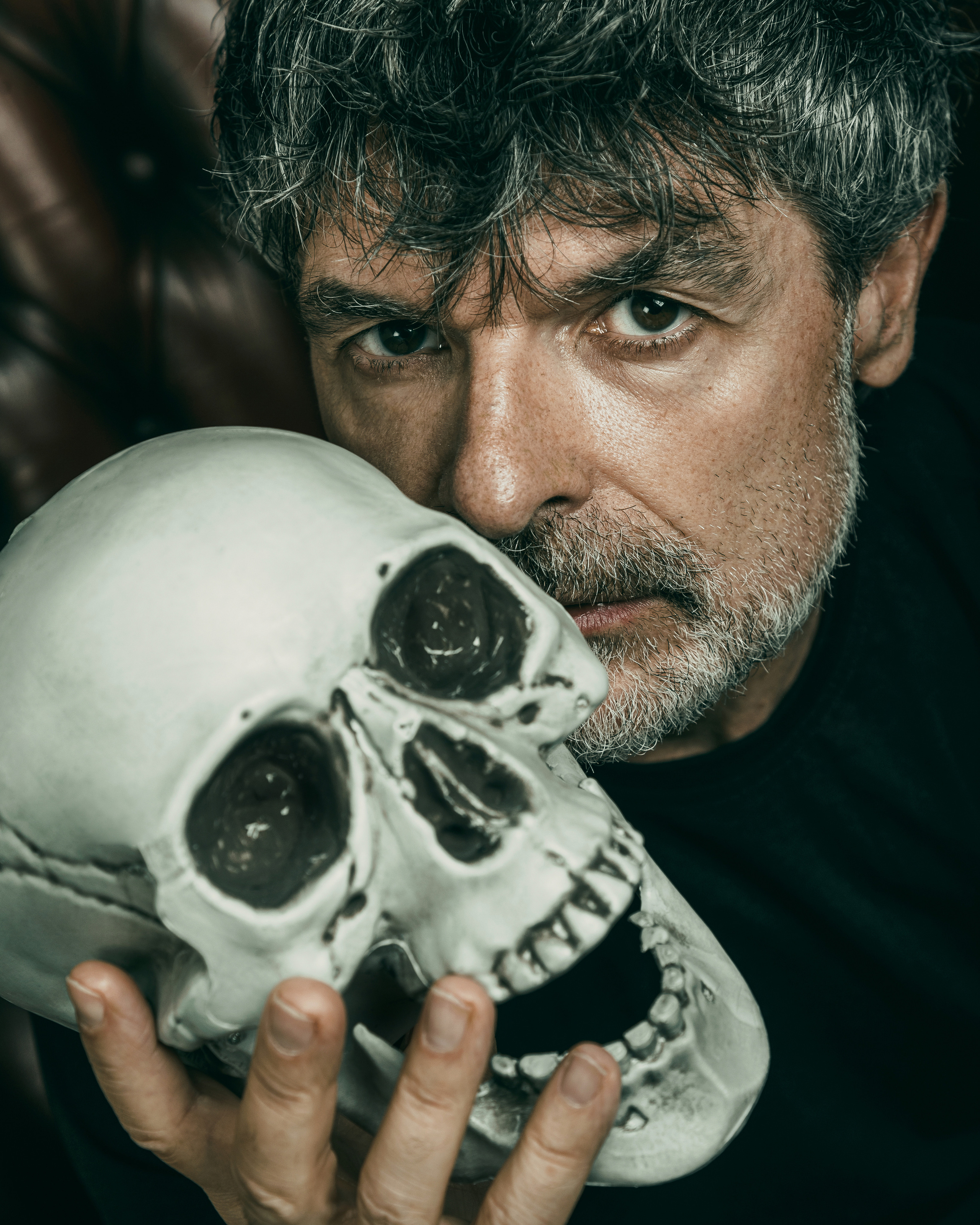 Nacho Guerreros. Studio photo session for a Spanish actor