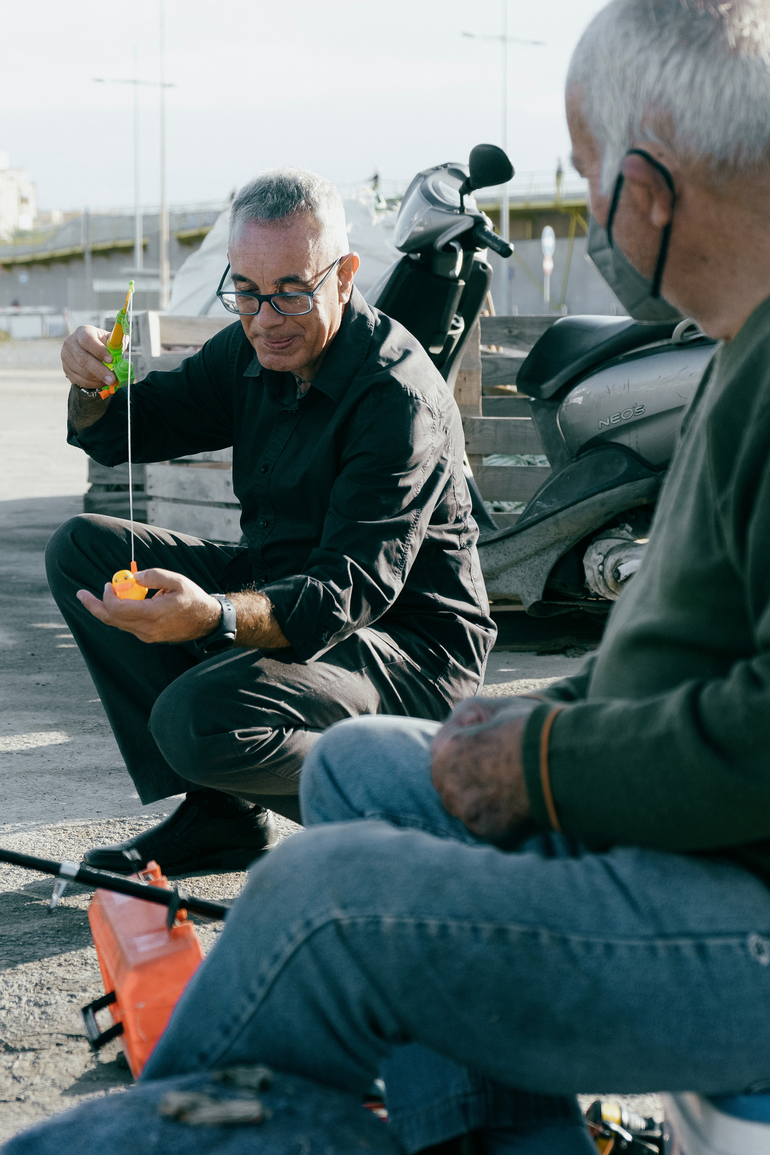 Dani Mares. A fun photo session with ducks for an artist