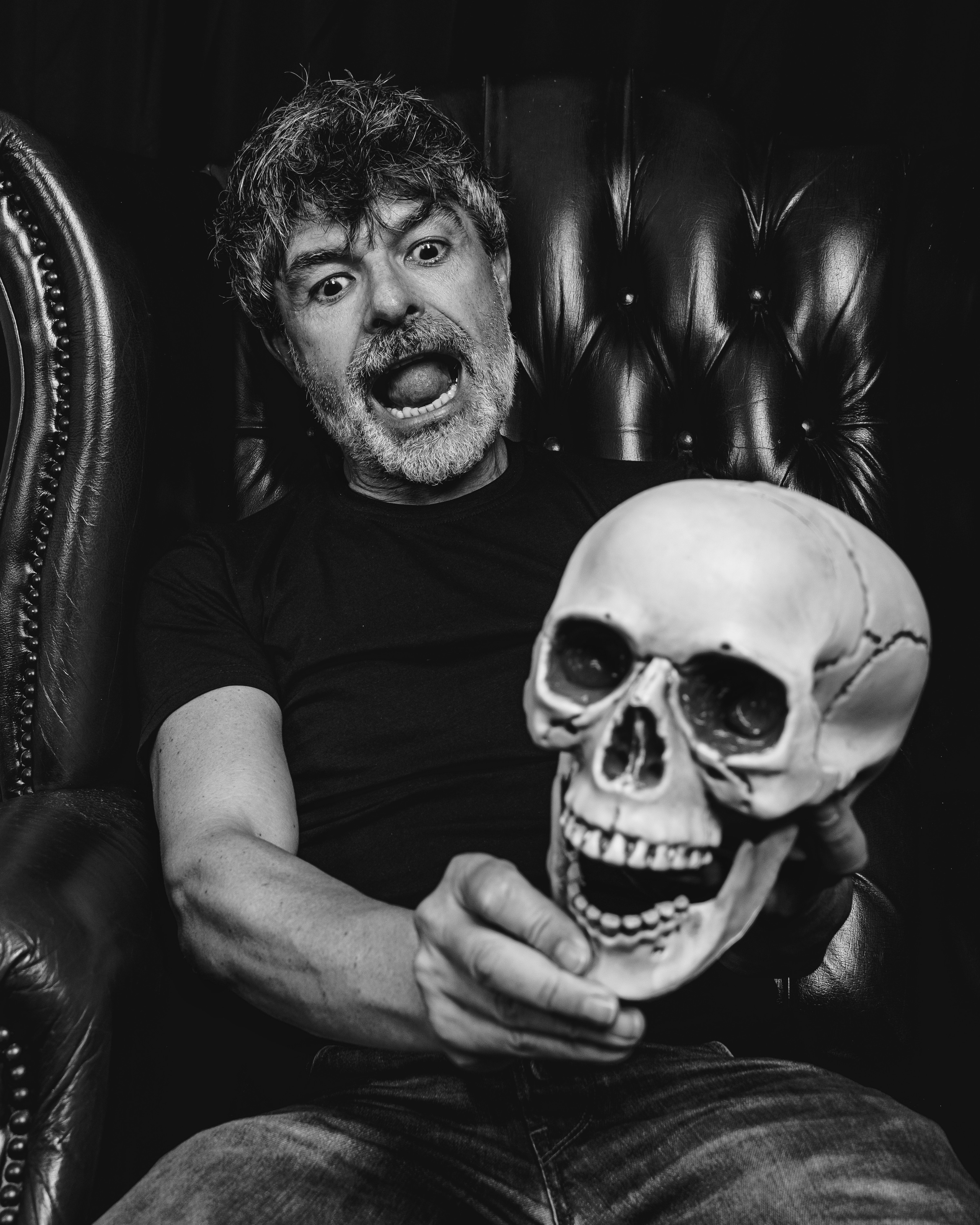 Nacho Guerreros. Studio photo session for a Spanish actor