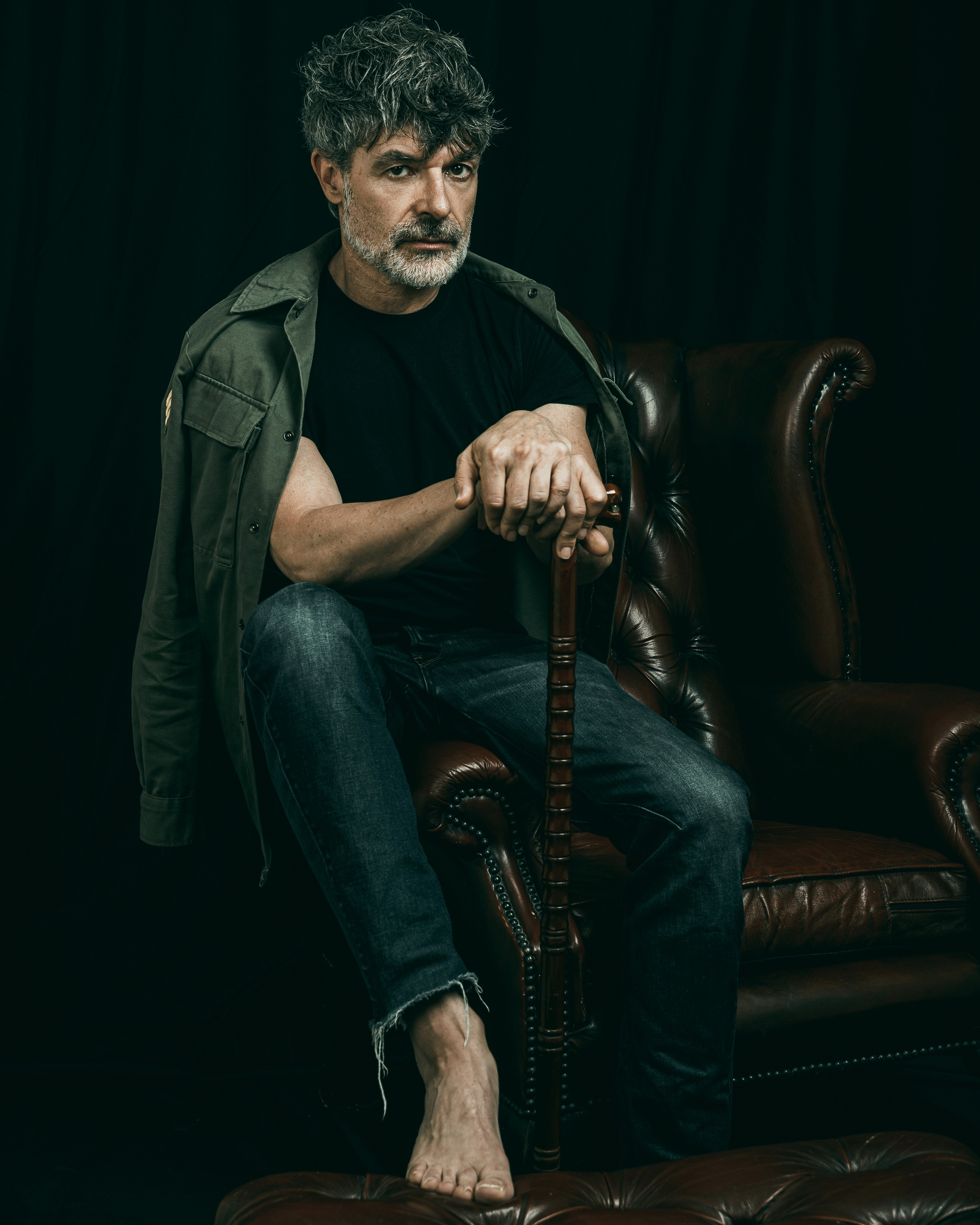 Nacho Guerreros. Studio photo session for a Spanish actor