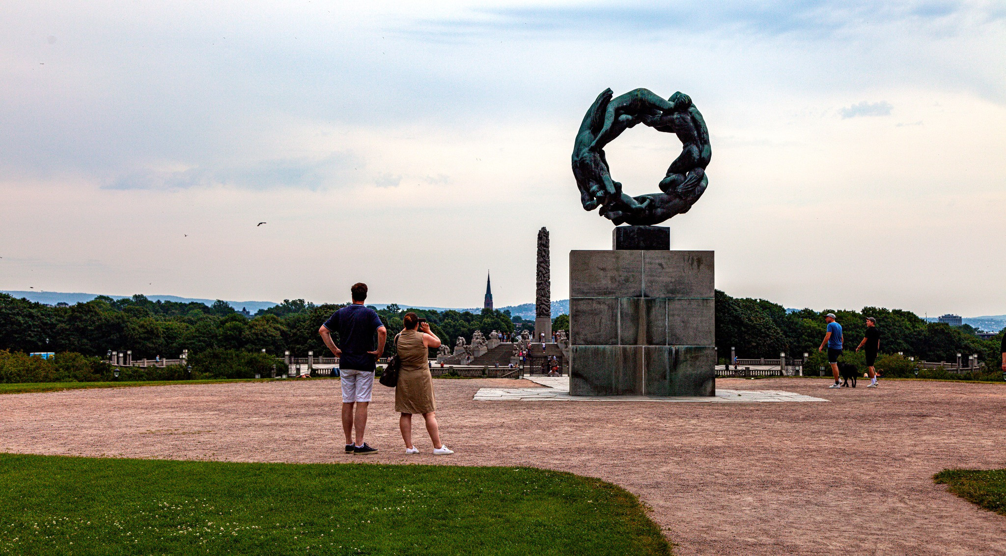 135.21.7.2022.Vigelandpark.Norway. Путешествия в формате 360......