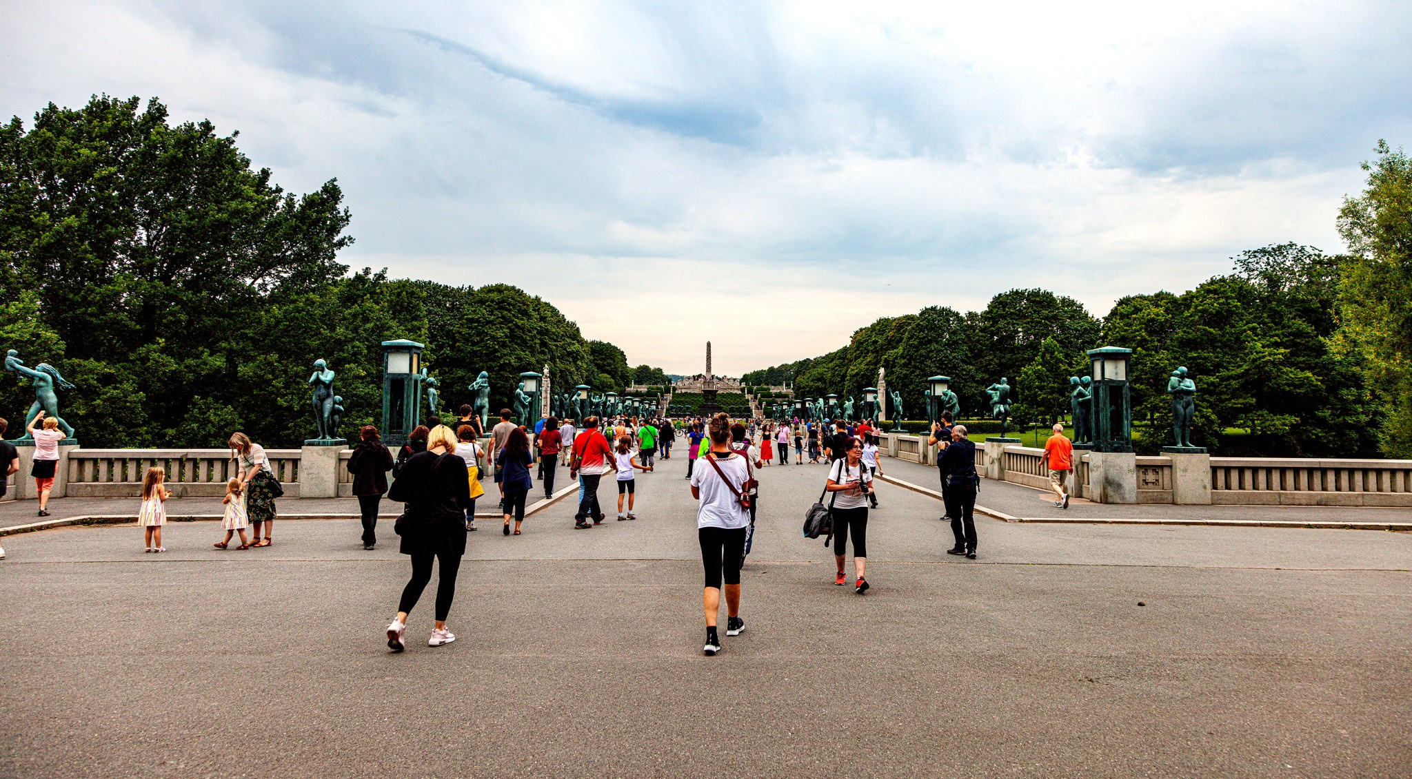 135.21.7.2022.Vigelandpark.Norway. Путешествия в формате 360......
