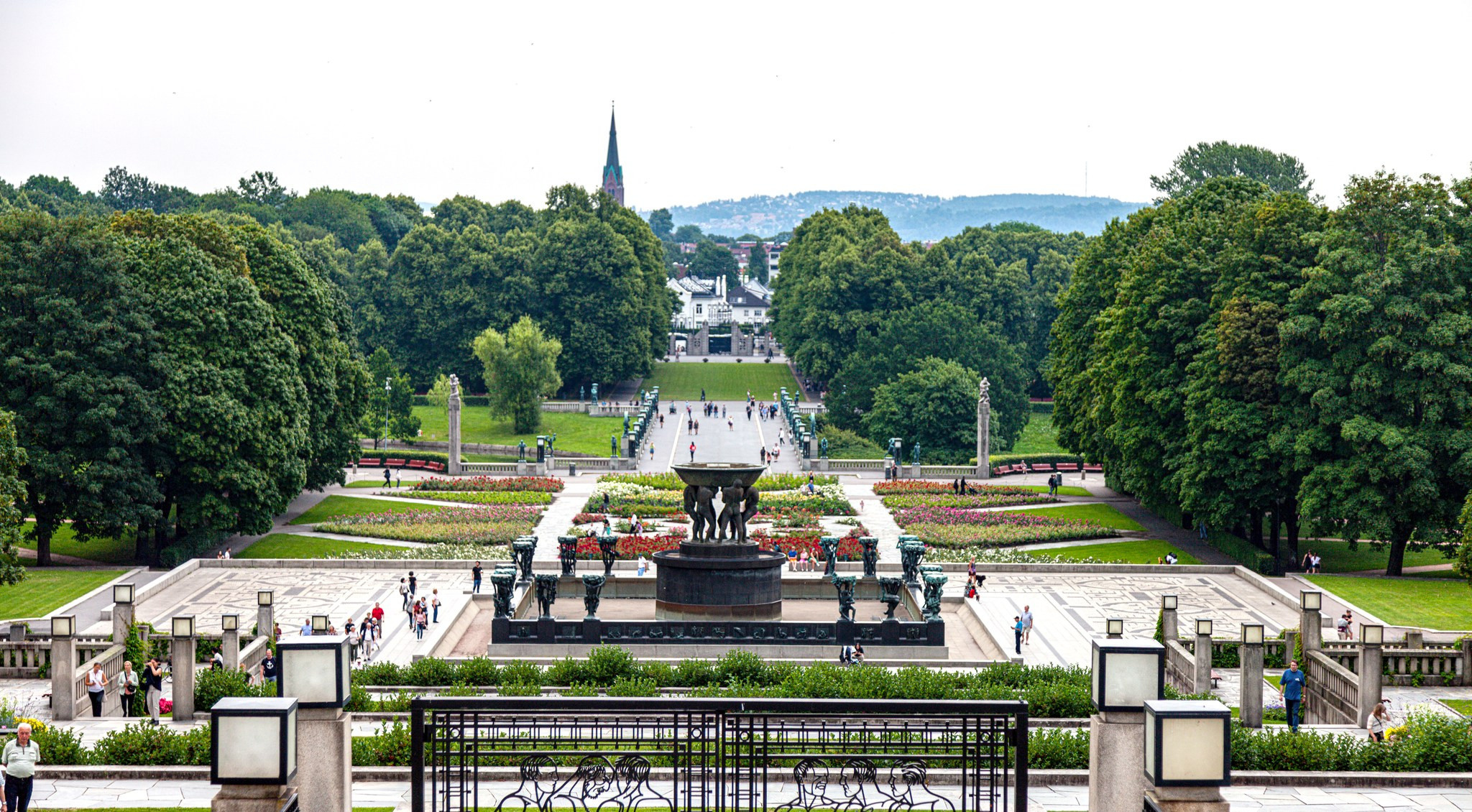 135.21.7.2022.Vigelandpark.Norway. Путешествия в формате 360......