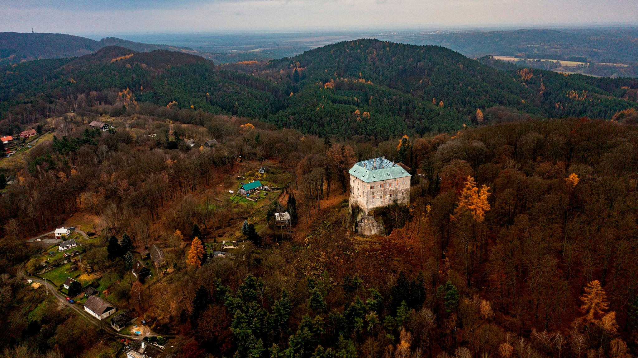 112.Замок Houska.20.11.2021. Путешествия в формате 360......