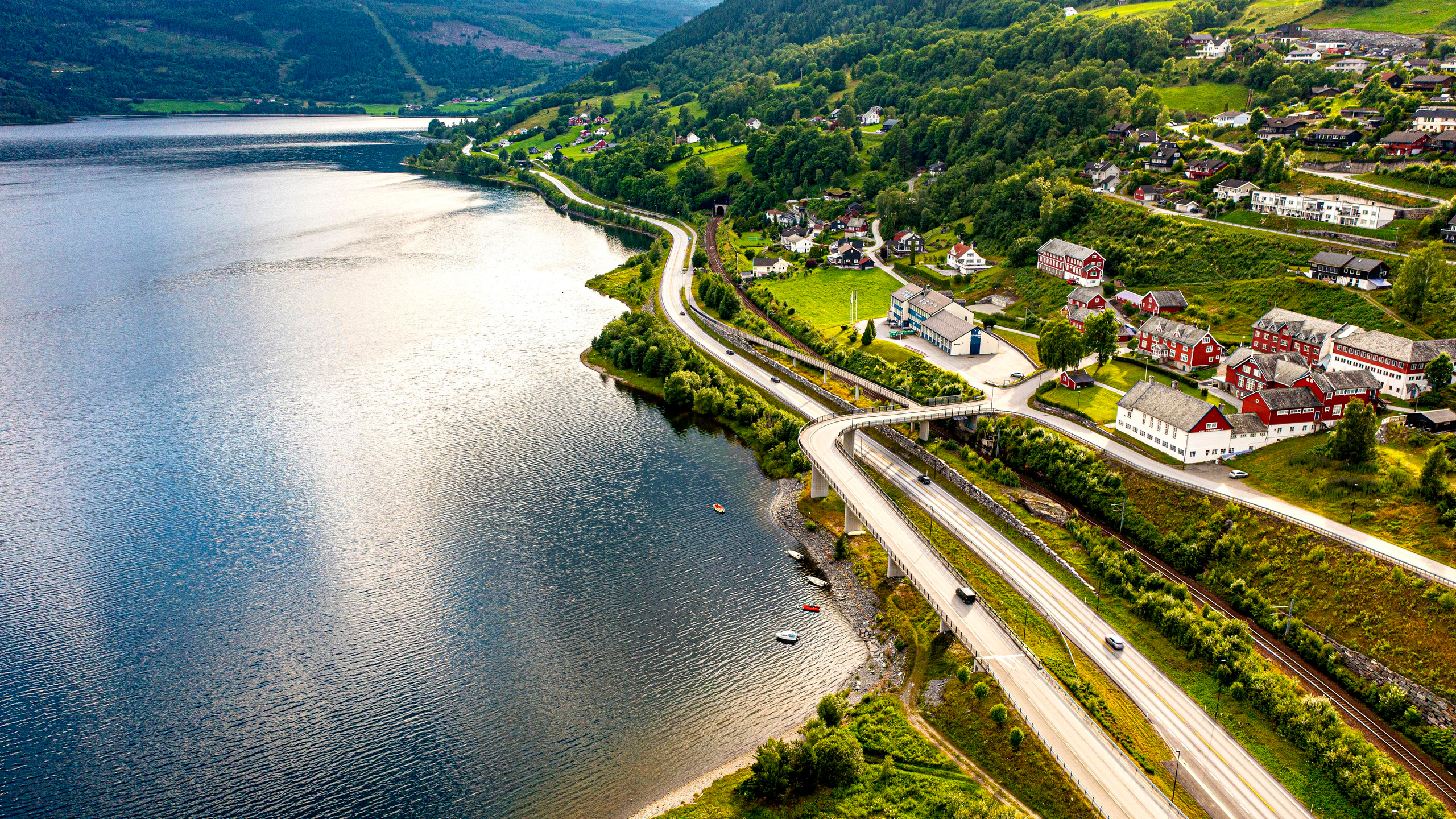 150.Voss & Vangsvatnet.Norway.18.7.2022. Путешествия в формате 360......