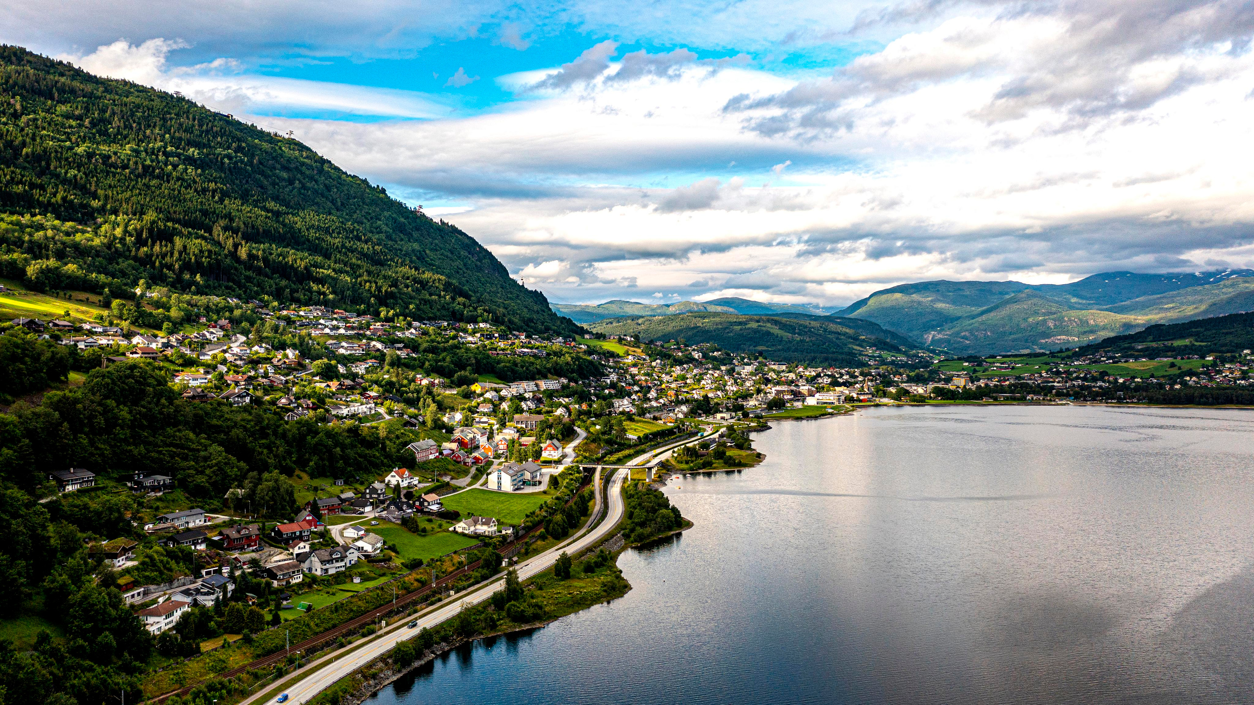 150.Voss & Vangsvatnet.Norway.18.7.2022. Путешествия в формате 360......