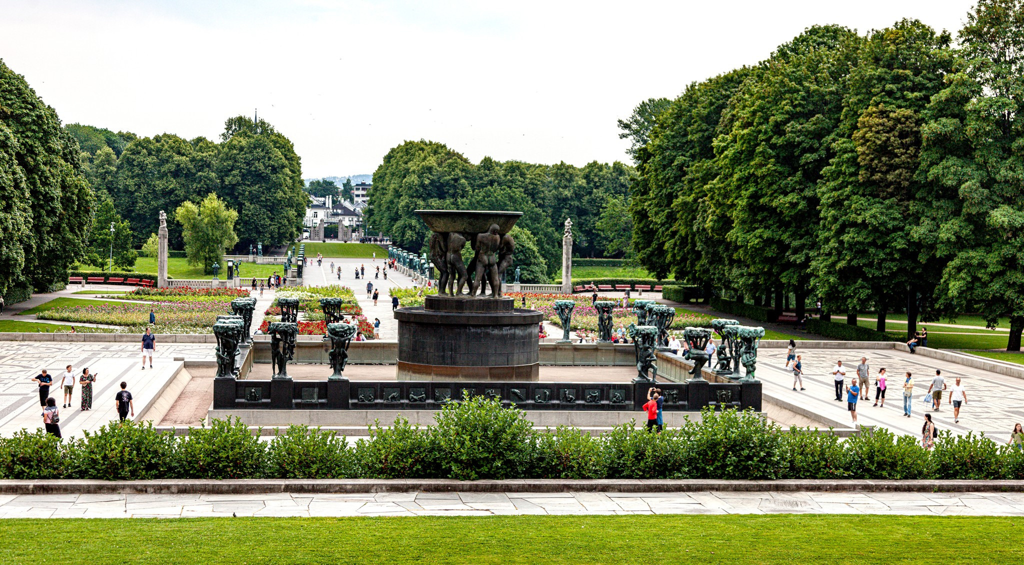 135.21.7.2022.Vigelandpark.Norway. Путешествия в формате 360......