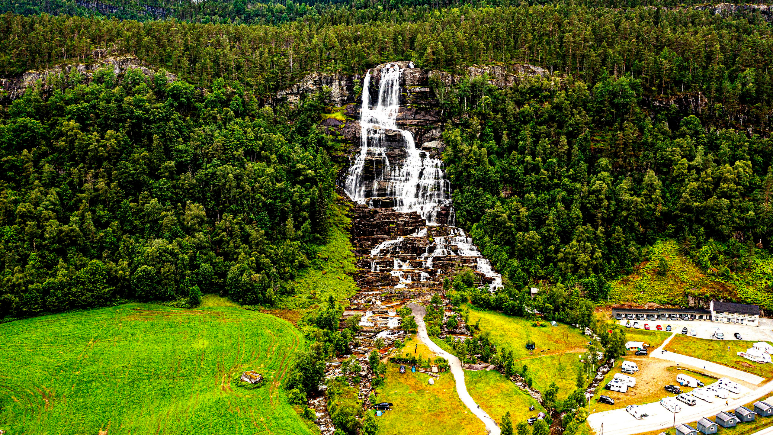 151.Tvindefossen.Norway.19.7.2022. Путешествия в формате 360......