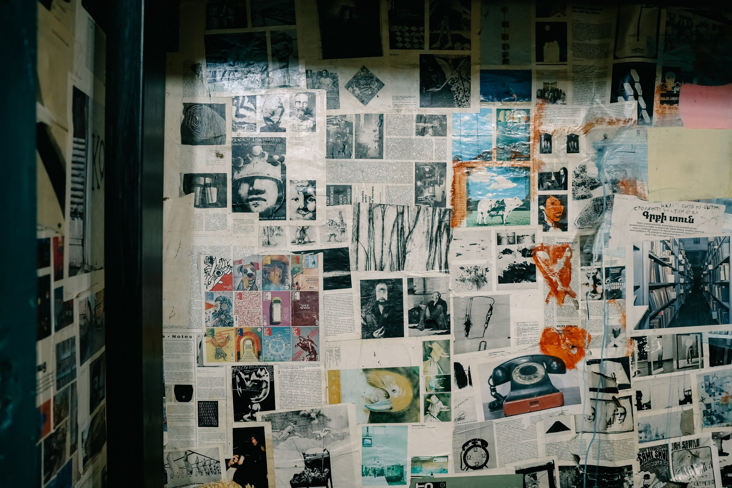 Reportage (artist's studio, sed velikodny — rush). Asmikiam