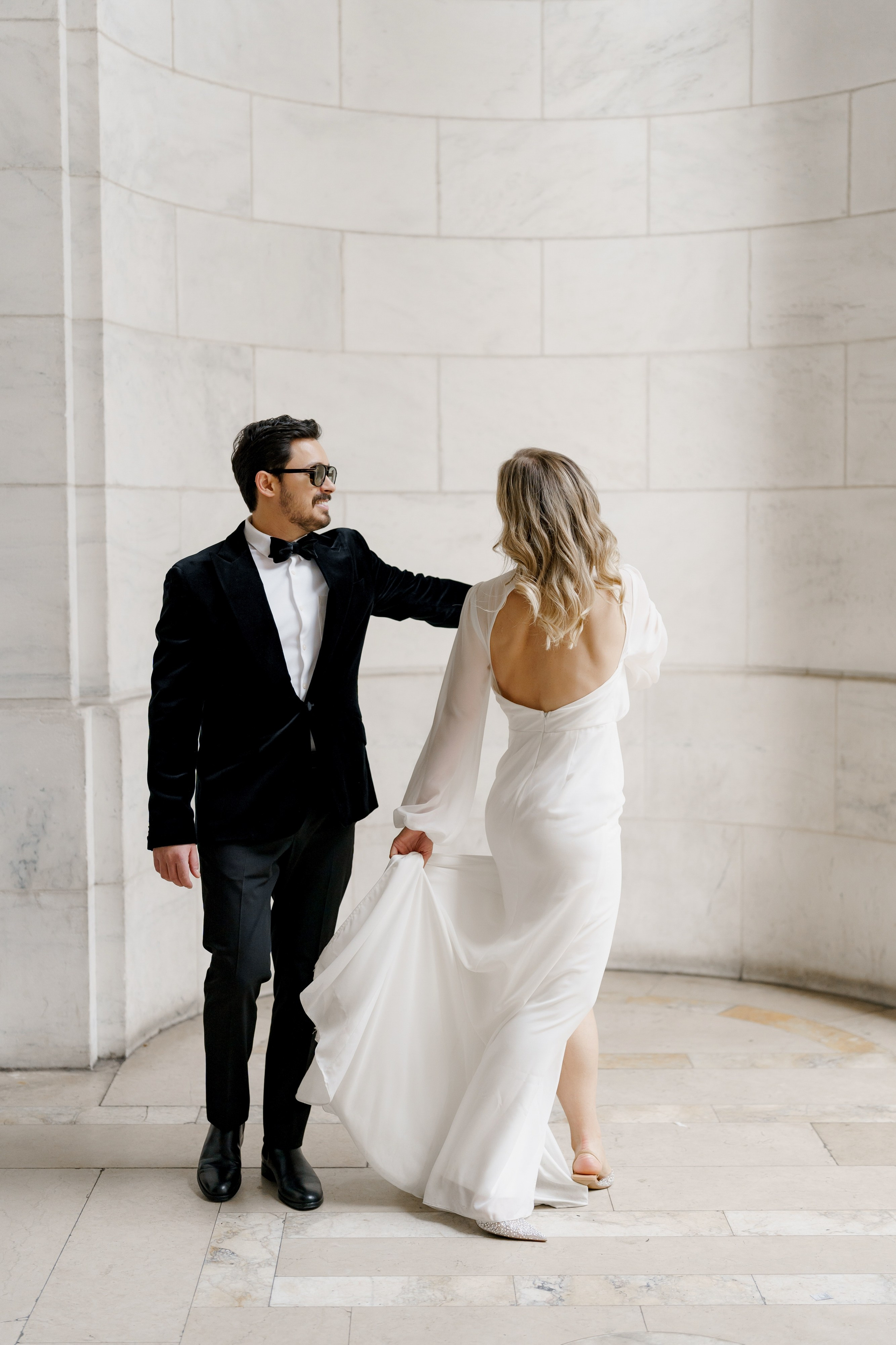 Caroline and Brendan’s Museum MET and Library Engagement Shoot. Wedding photographer and videographer New York | New Jersey