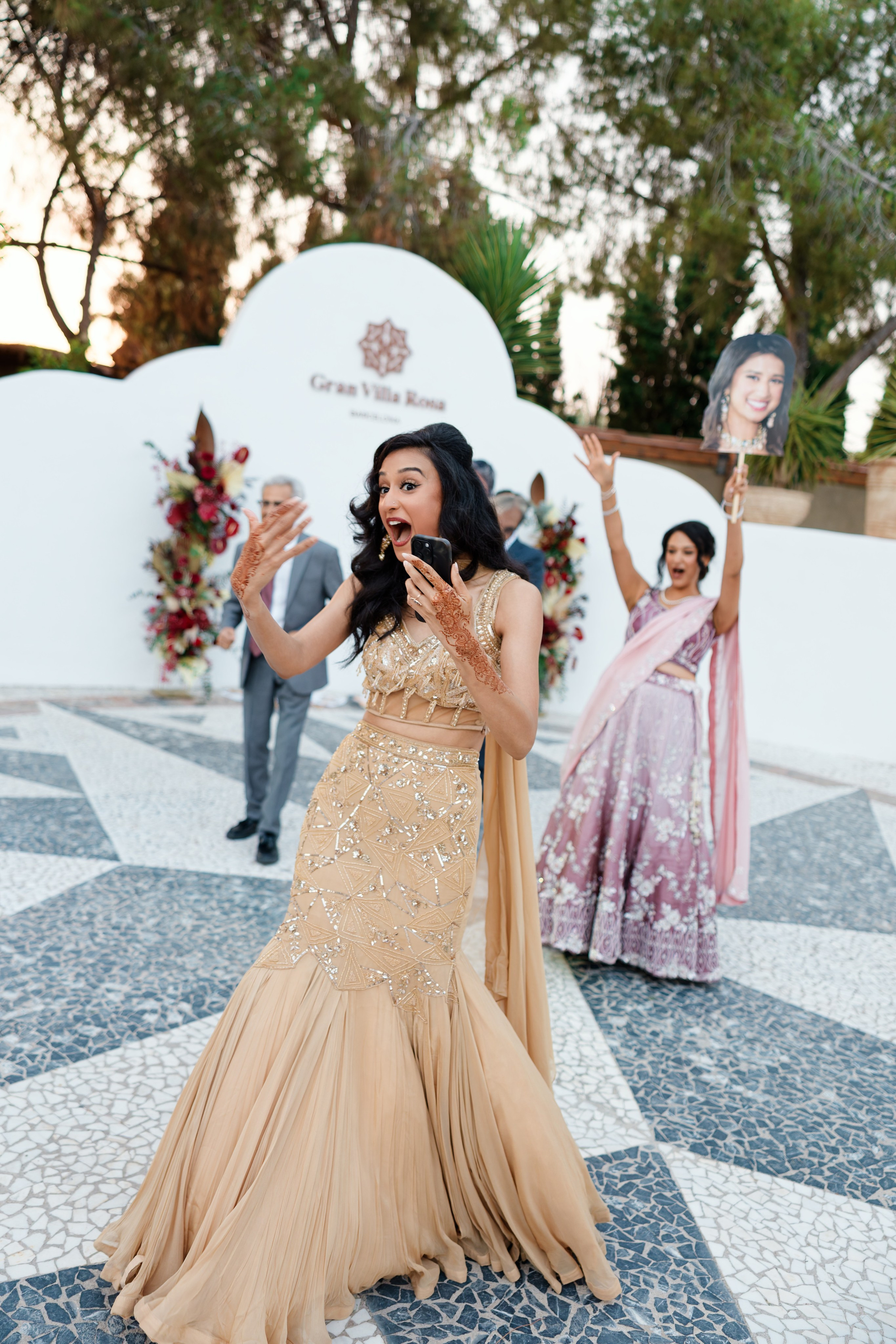 Indian wedding at Gran Villa Rosa, Barcelona