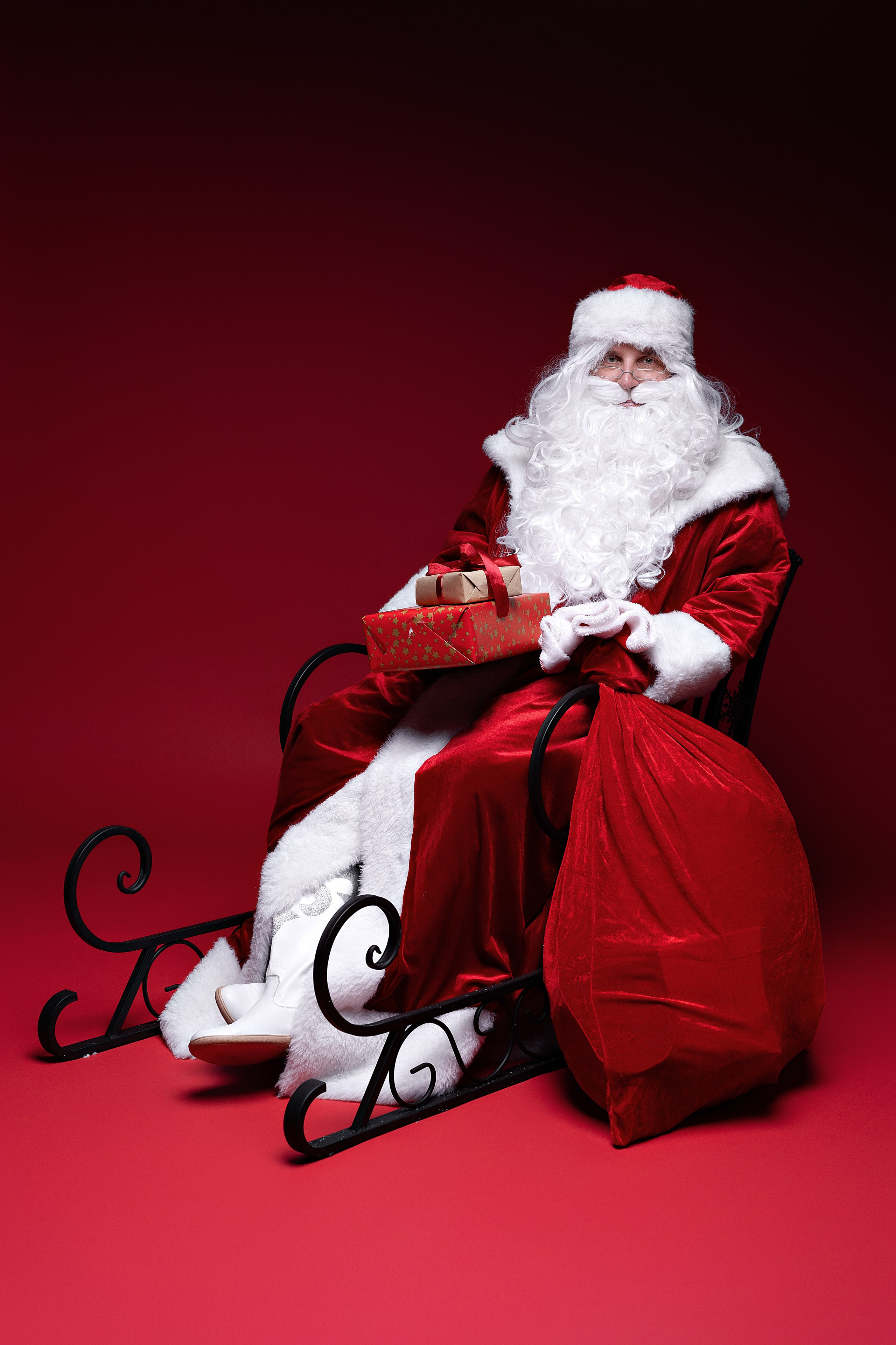 Mit Weihnachtsmann. Kinder- & Familienfotograf in Gaildorf und Umgebung Valentina Vogel