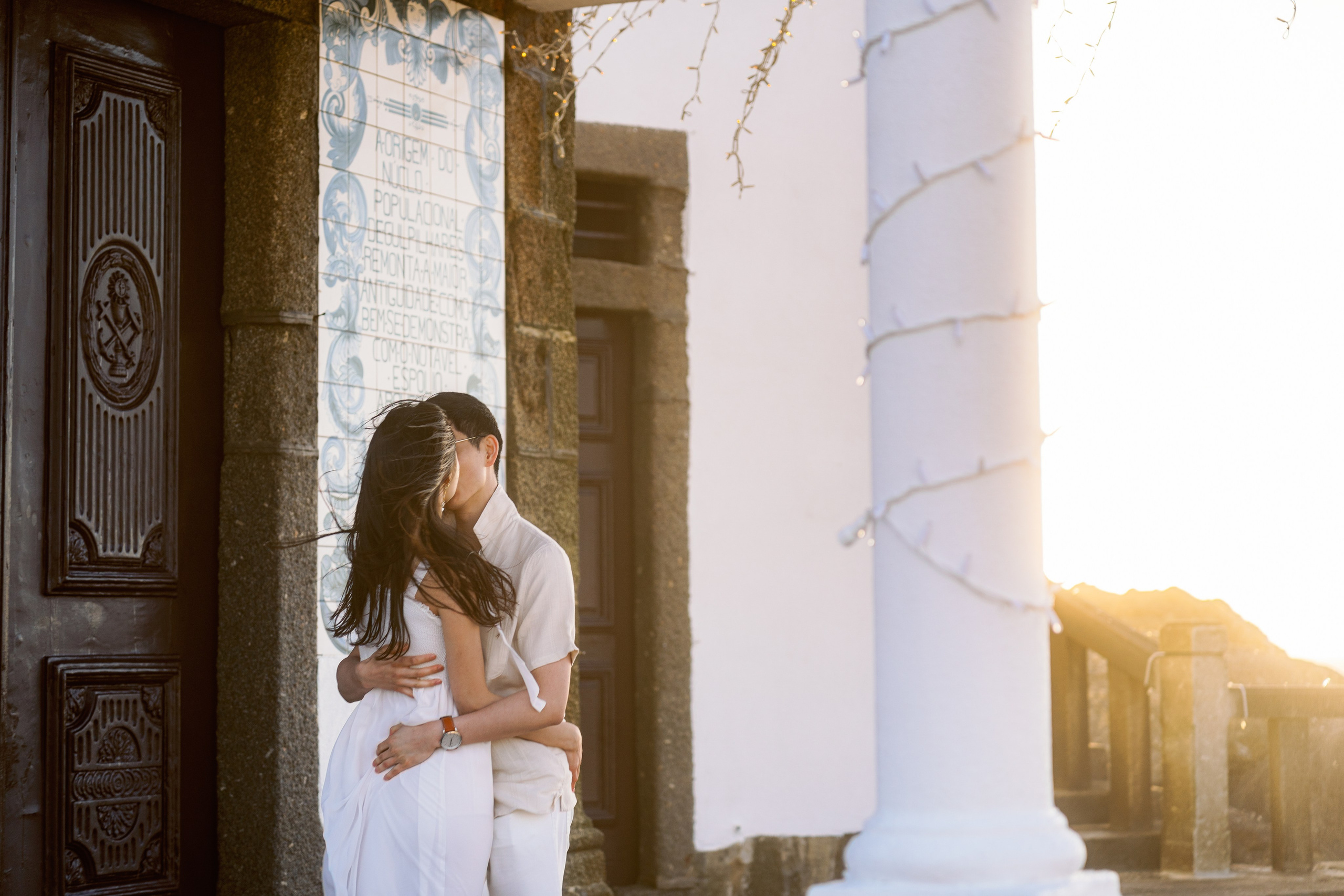 Ethan & Esther near Capela do Senhor da Pedra. Porto Travel Photographer | Couples & Vacation Photos in Portugal — WePortugal