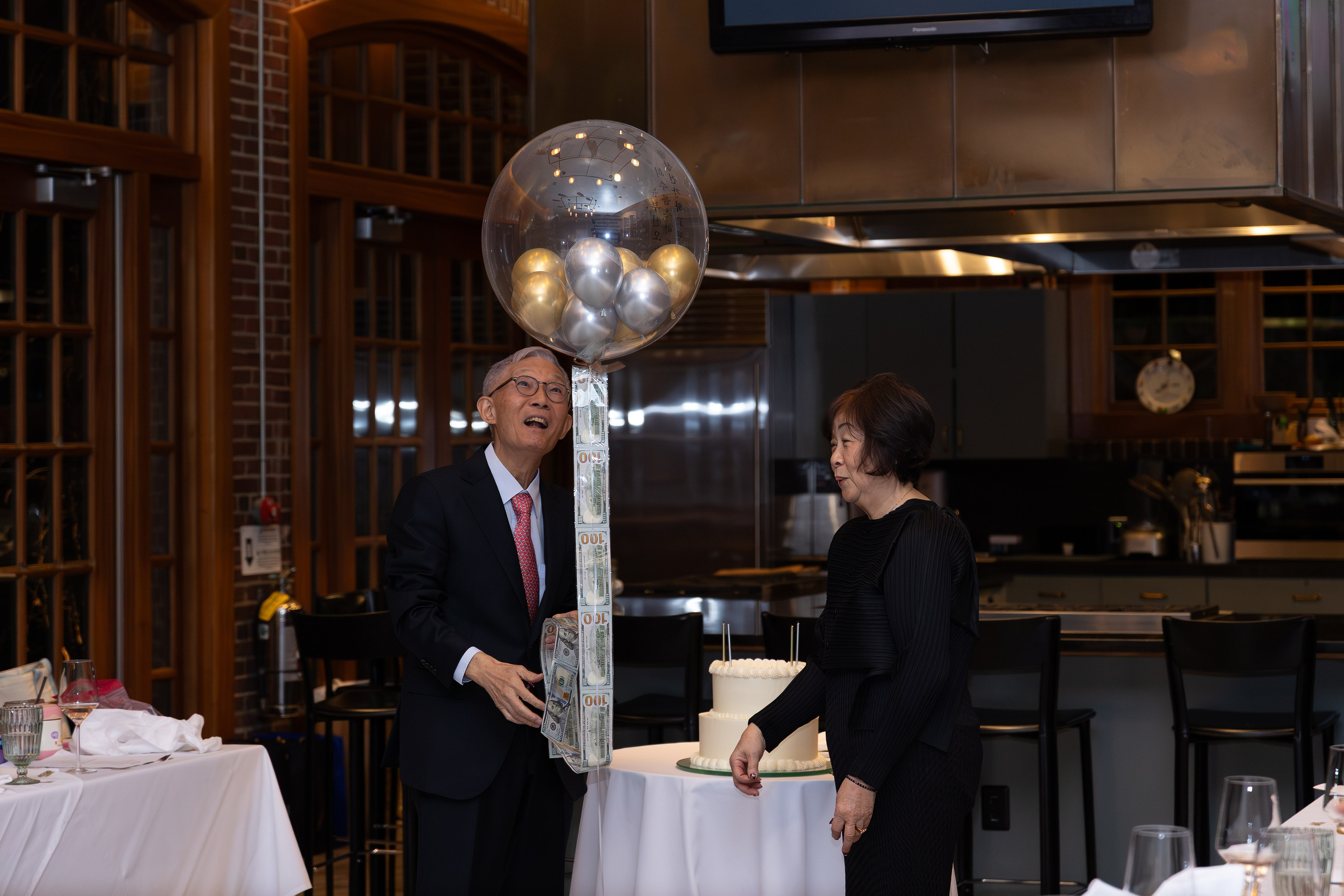 Korean Family 77th Birthday | Elegant European Restaurant Celebration. Family, lifestyle, and commercial photography in New York and New Jersey