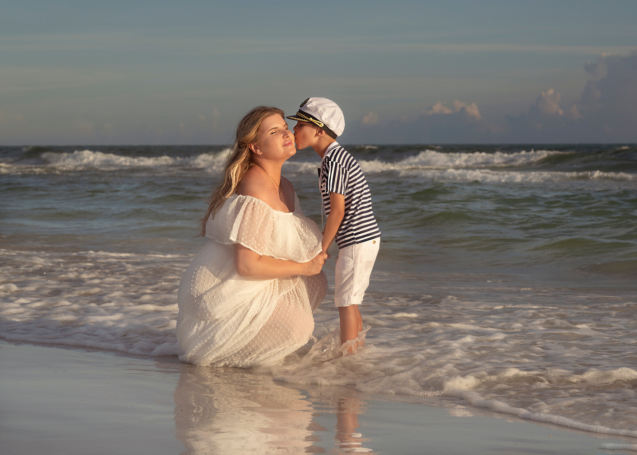 Ocean. Portrait, kids and family photographer in Wesley Chapel Alina Alice Osipova