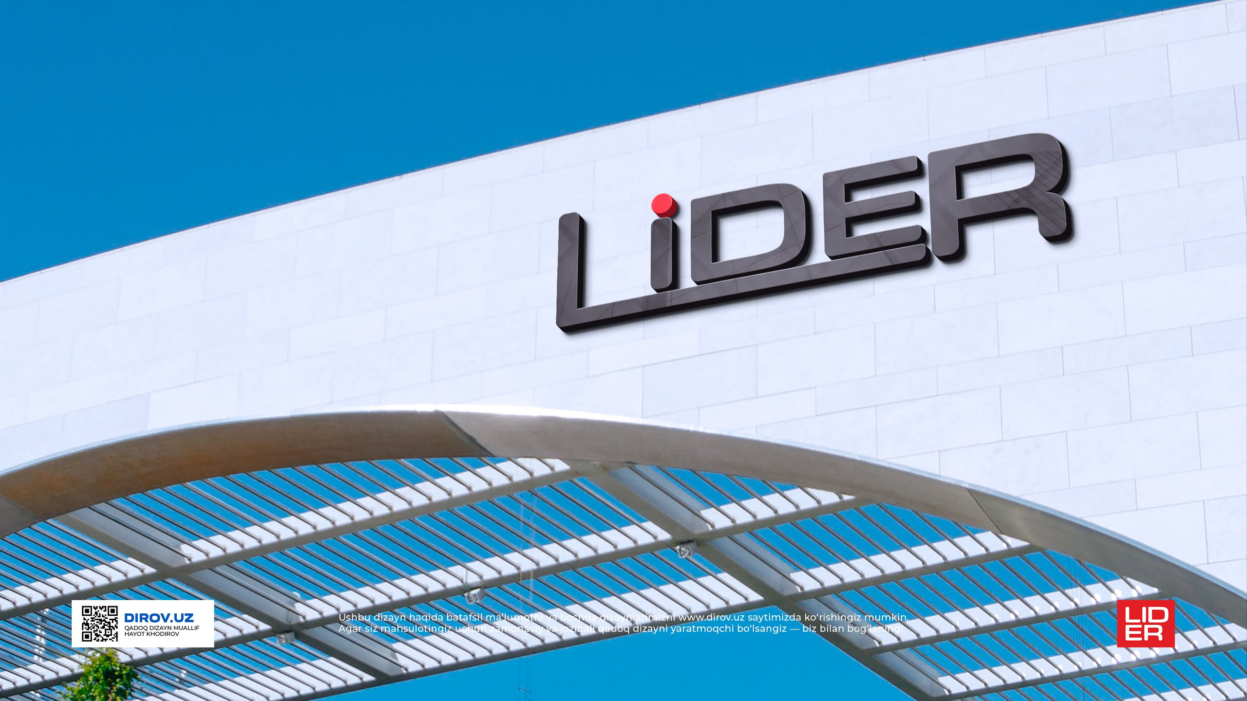 Lider — Logotip / Qadoq dizayni. Dirov — Hayot Khodirov