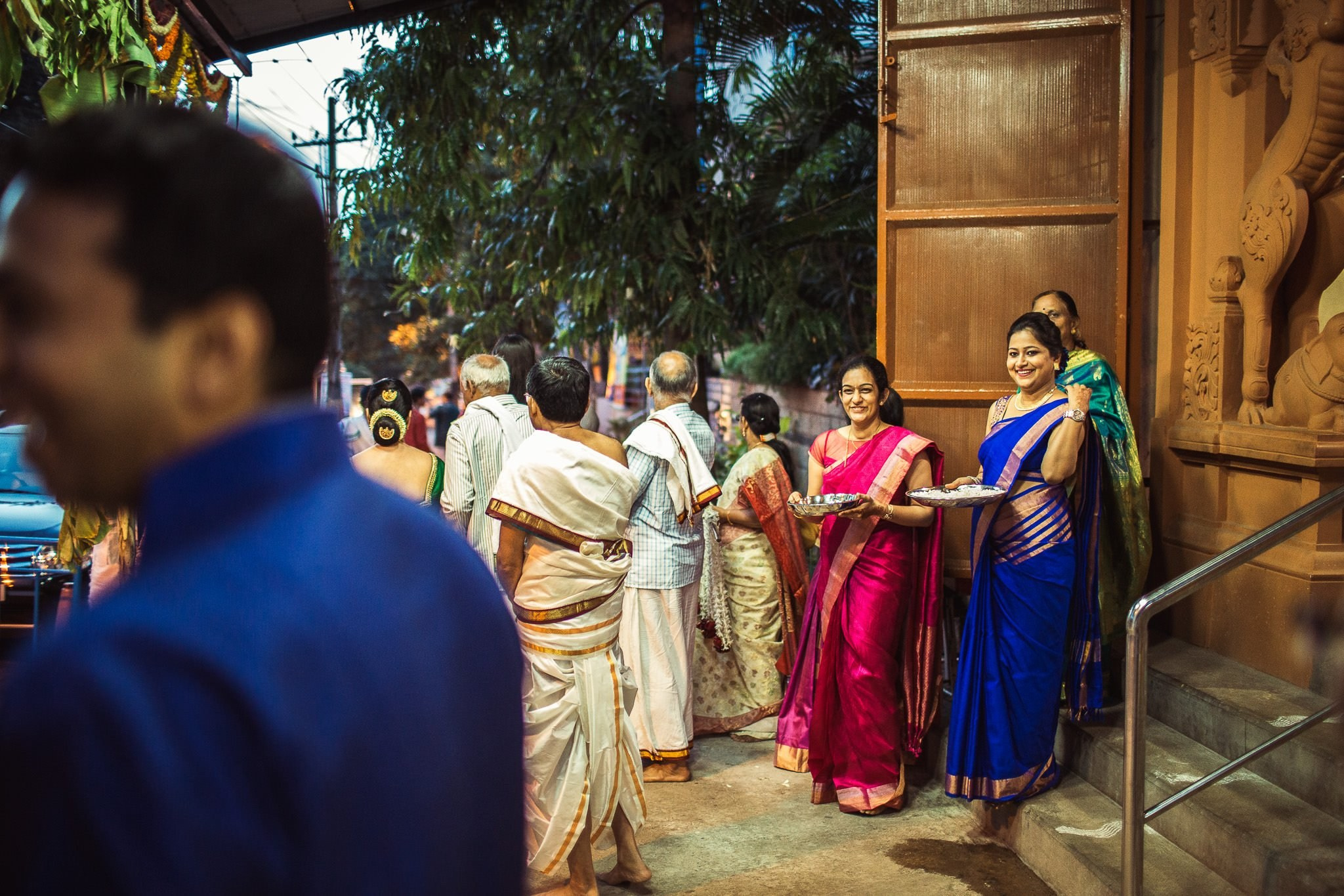 Traditional Kannada Brahmin Temple wedding, JP nagar, Bangalore