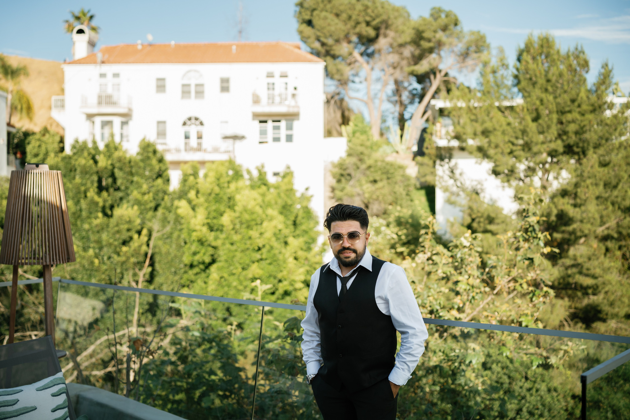 Wedding at the Hollywood Sign Venue, Los Angeles, California. Wedding Photography & Videography Team in California, Los Angeles, San Francisco, San Diego and Travel