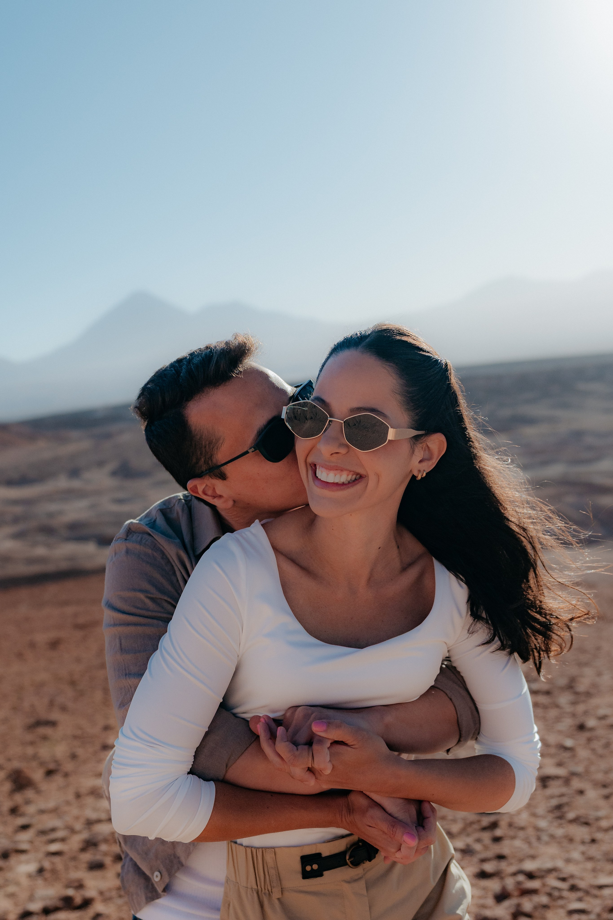 Sessão casual no Vale dos Cogumelos. Fotógrafo em San Pedro de Atacama