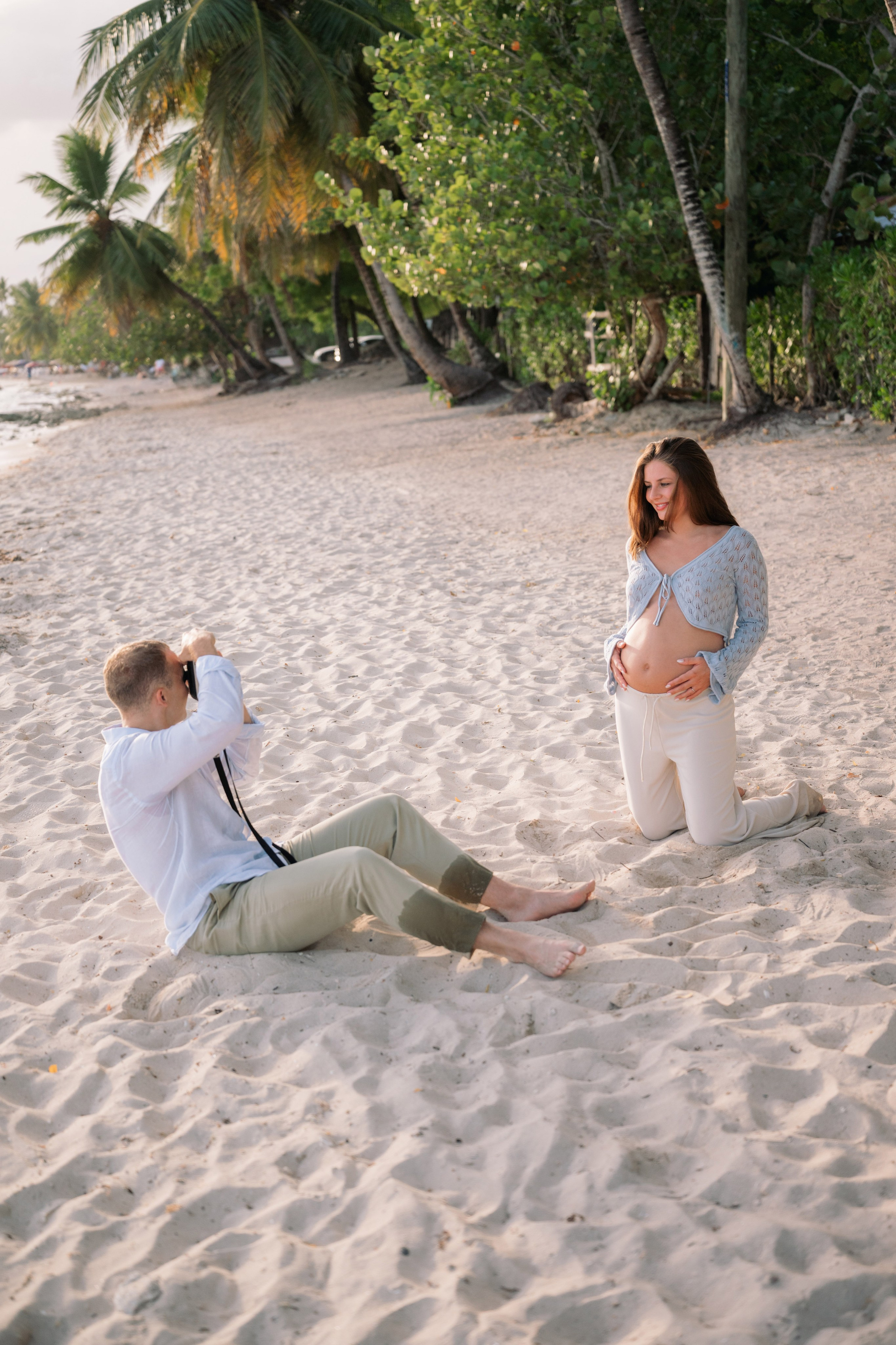 Samuel & Alexis | Maternity Photoshoot in La Romana. Фотограф в  Доминикане | Валико Проскурнин