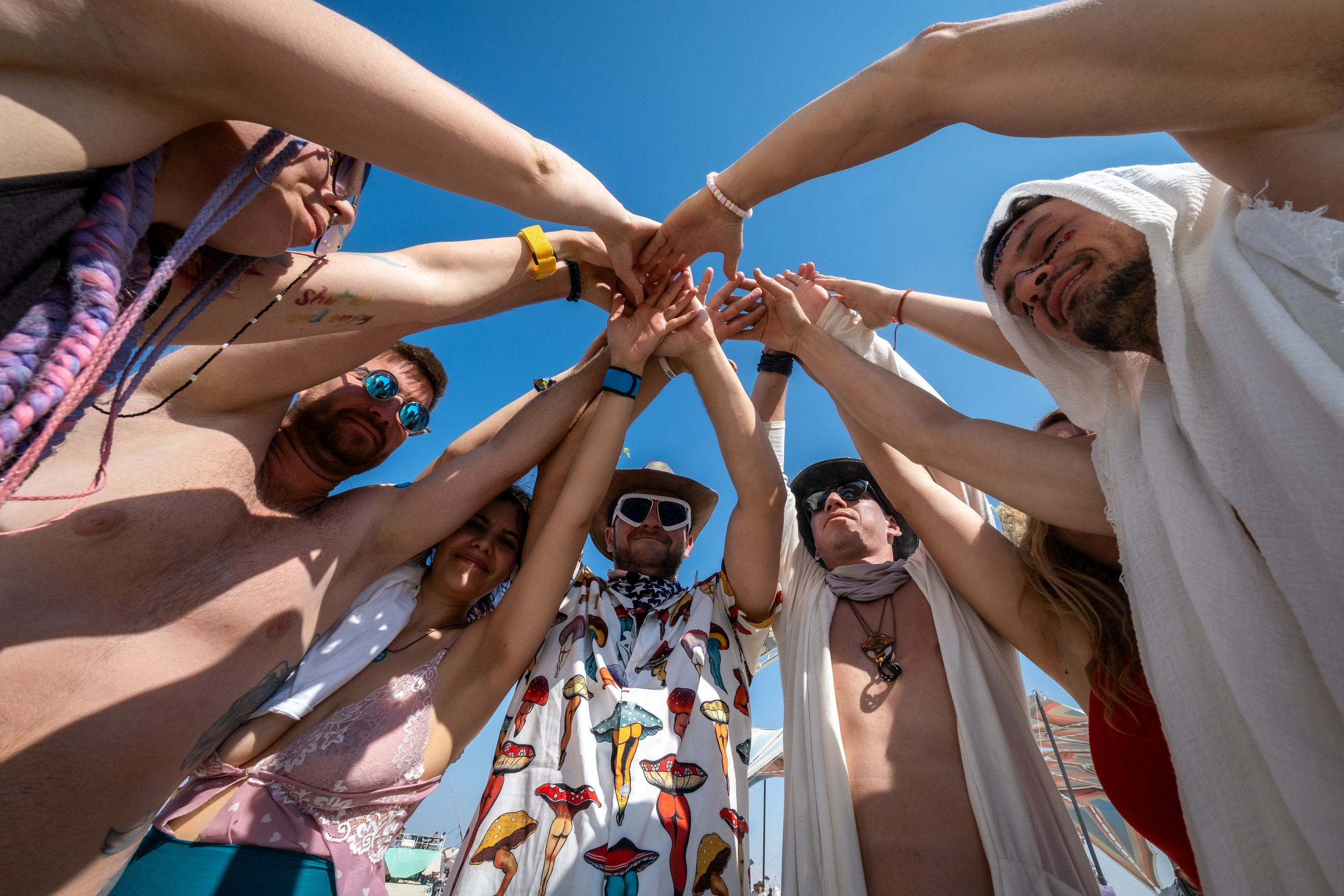 BURNING MAN 2024. Reportage concert portrait photography in the San Francisco Bay Area
