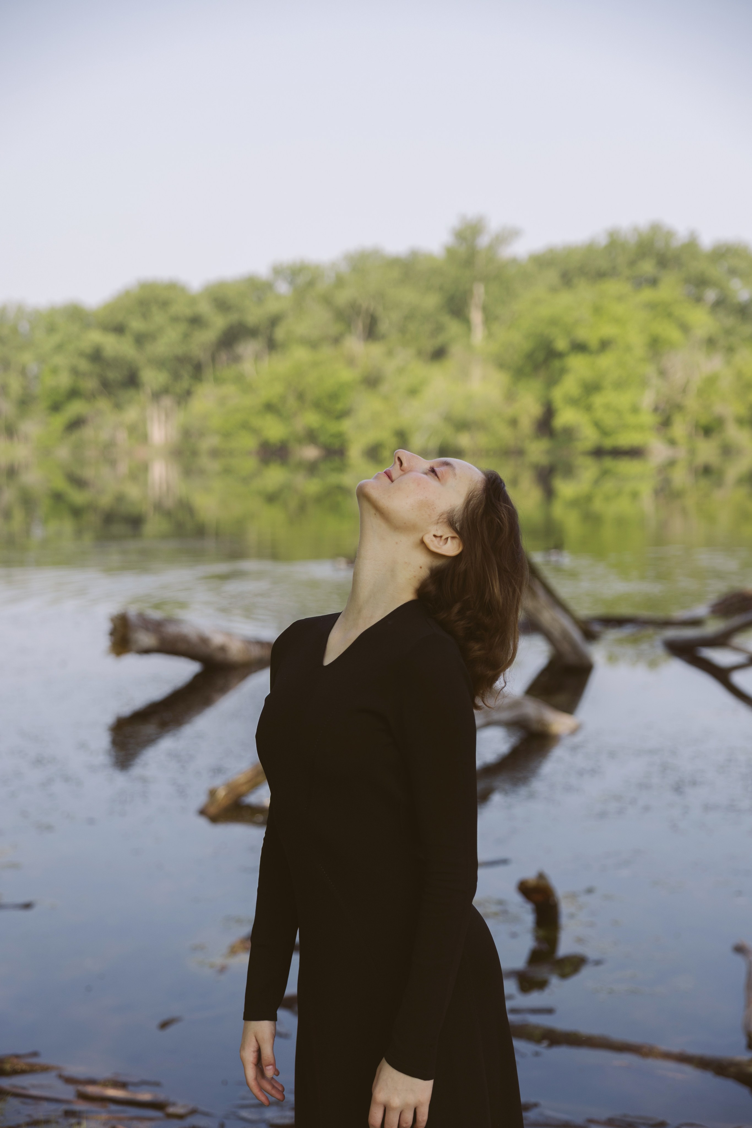 Morning lagoons for Anastasiya. Family Lifestyle Photography
