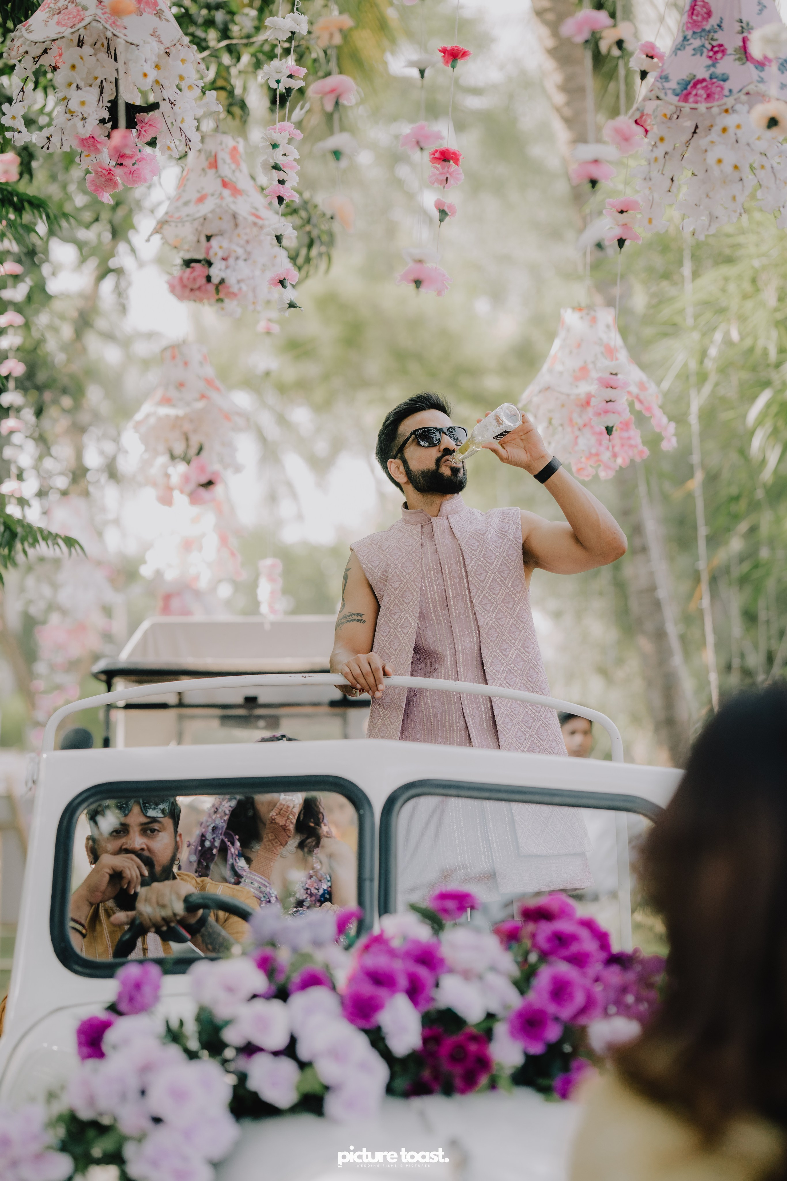 Varamala Ft. Barbie & Aneesh. Fine art Wedding Photographers in India & Canada